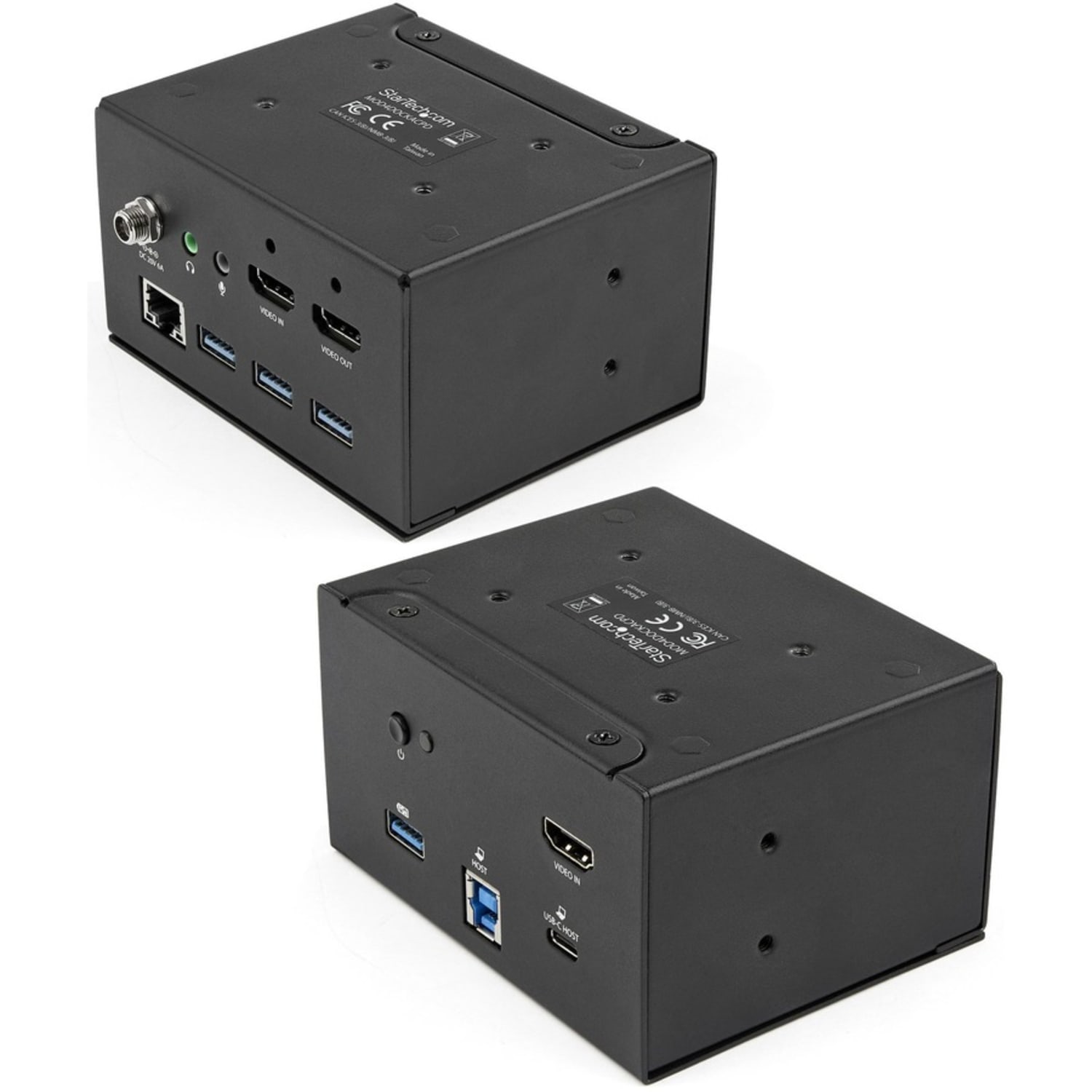 StarTech.com Conference Room Docking Station w/ Power; Table Connectivity A/V Box, Universal Laptop Dock, 60W PD, AC Outlets, USB Charging - Image 4