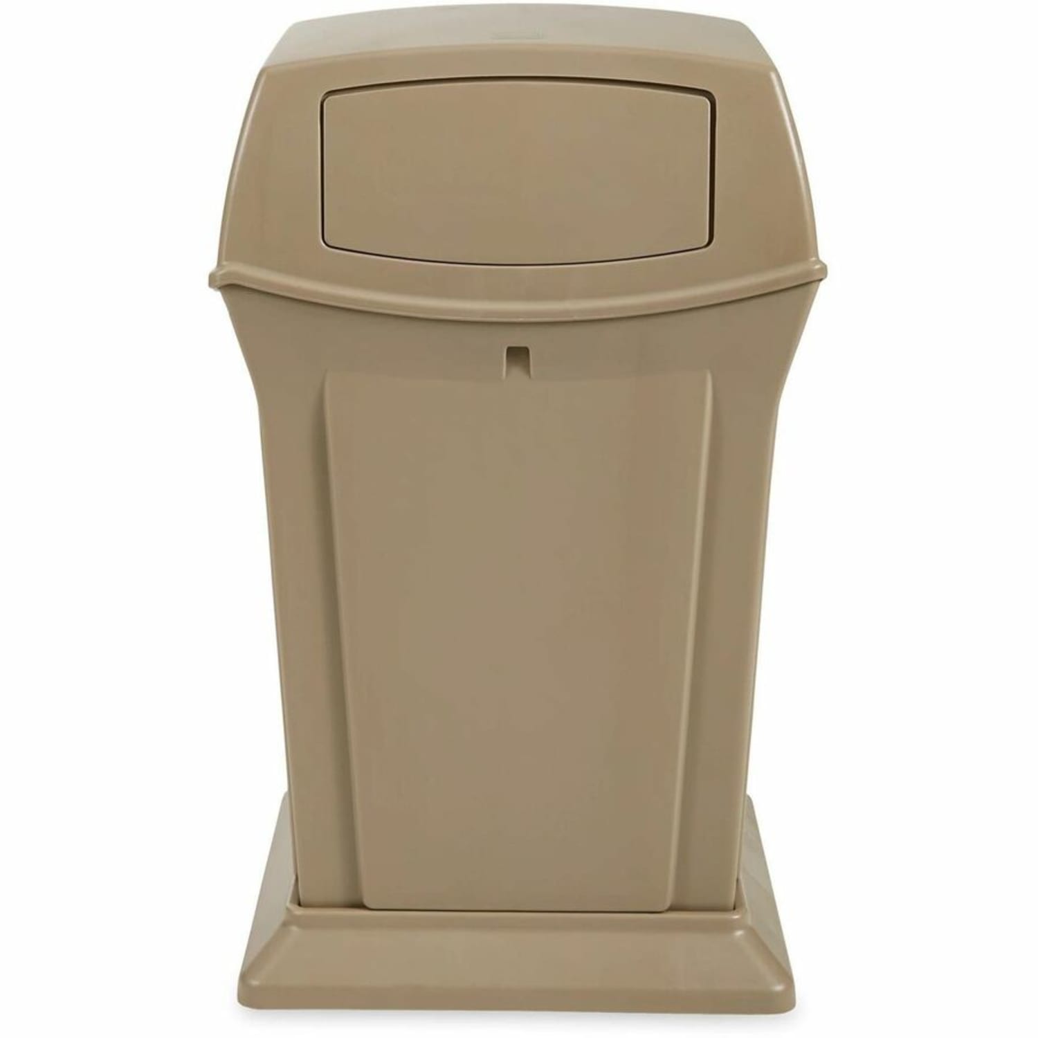 Rubbermaid Commercial Ranger Waste Container - Hinged Lid - 45 gal Capacity -  - FG917188BEIG - Image 6