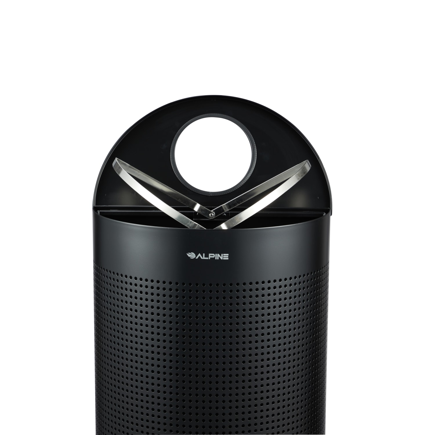Alpine Industries Steel, Indoor Trash Can, 12 Gallon, Black (438-12HR-BLK) - Image 5