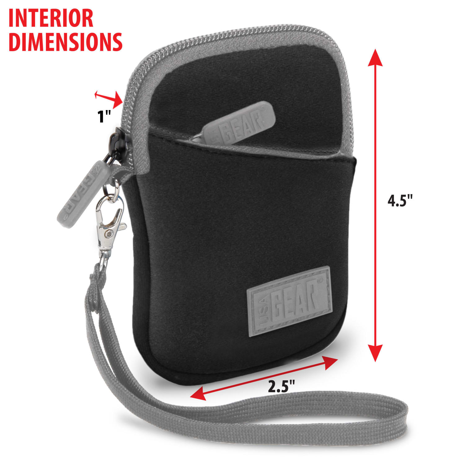 USA Gear FlexARMOR Glov - Case for camera - neoprene - black - Image 6