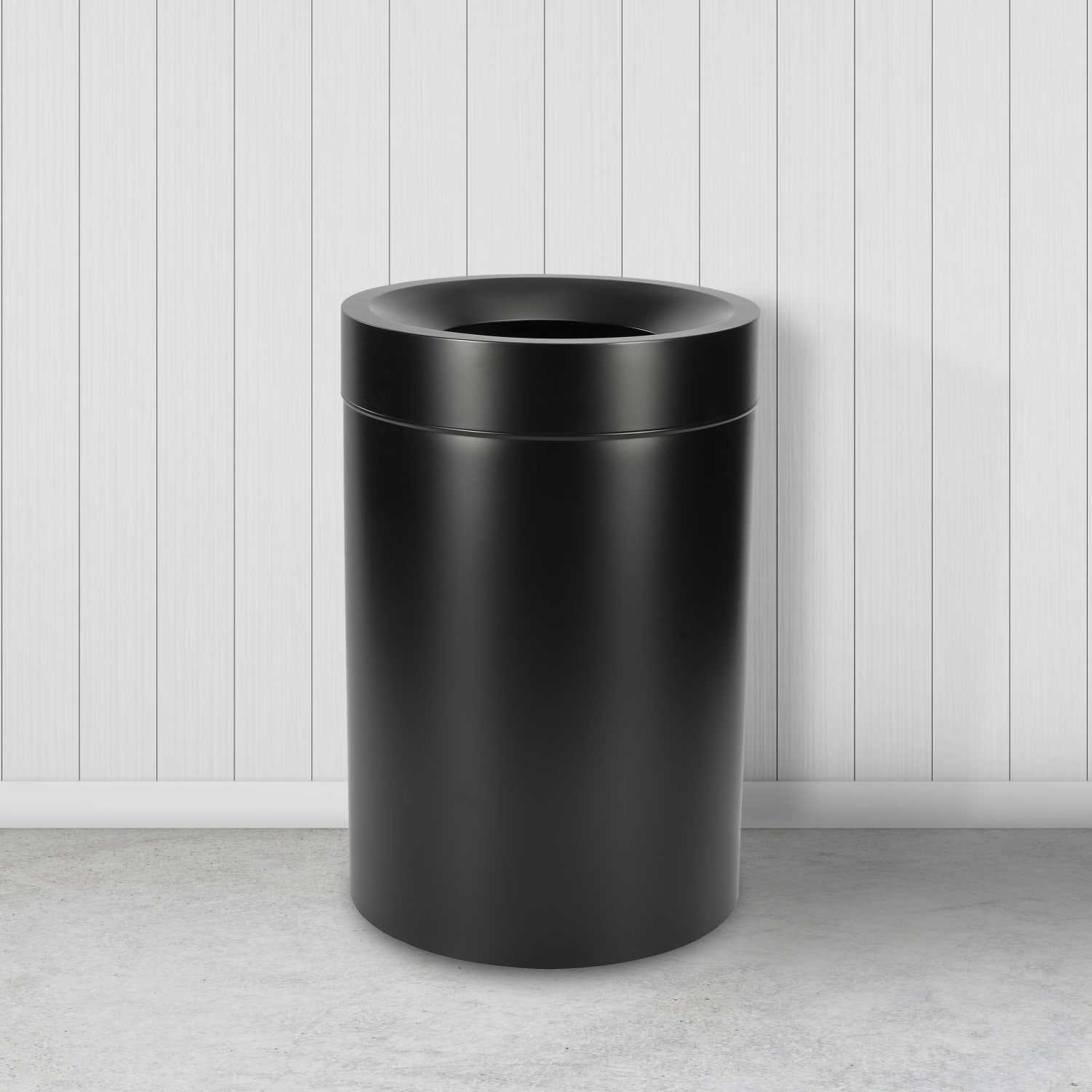 Alpine Industries Stainless Steel, Indoor Trash Can, 50 Gallons, Black, 2/Pack (475-50L-BLK) - Image 6