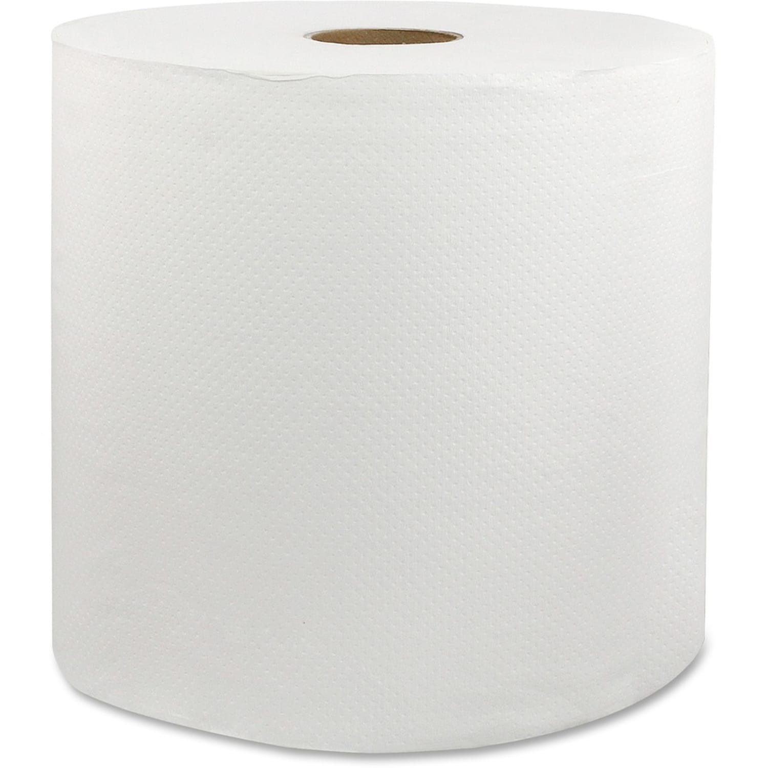 Livi Solaris Paper Hardwound Paper Towels - 1 Ply - 8in Width x 800 ft Length - White - Virgin Fiber - 6 / Carton - Image 5