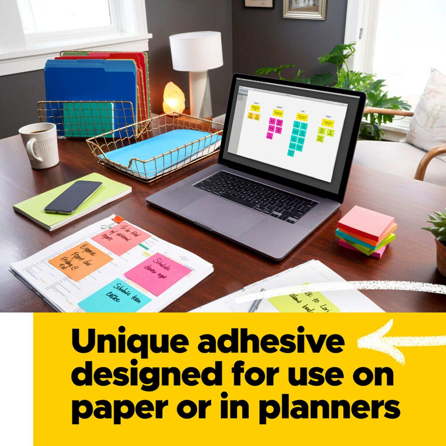 Post-it Pop Up Notes, 18 Pads, 3 in x 3 in, Clean Removal, School Supplies and Office Products, Sticky Notes for Vertical Surfaces, Monitors, Walls and Windows, Poptimistic Collection - Image 6