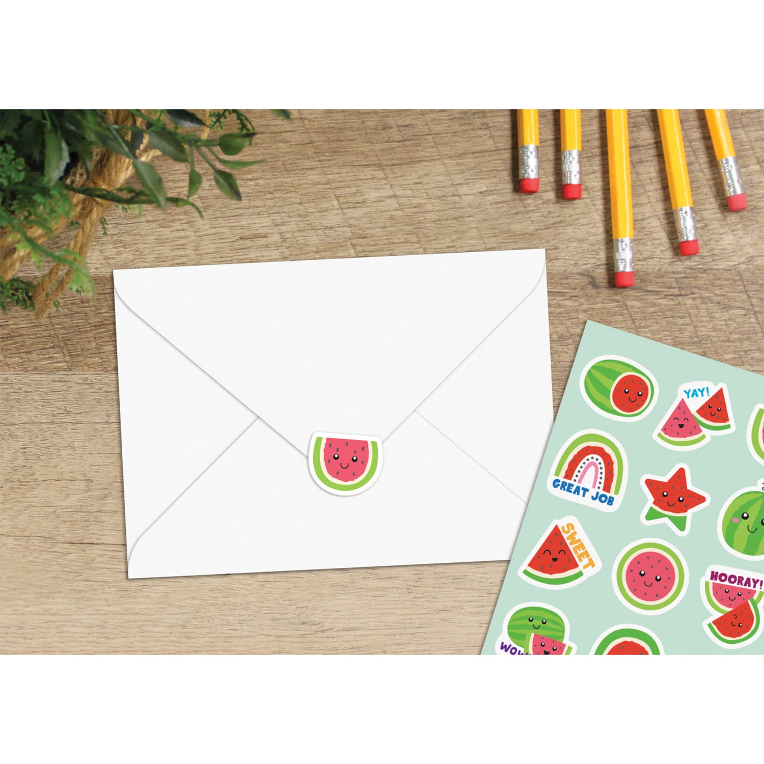 Teacher Created Resources Smelly Stickers, Watermelon, 120 Per Pack, Set Of 6 Packs - Image 5
