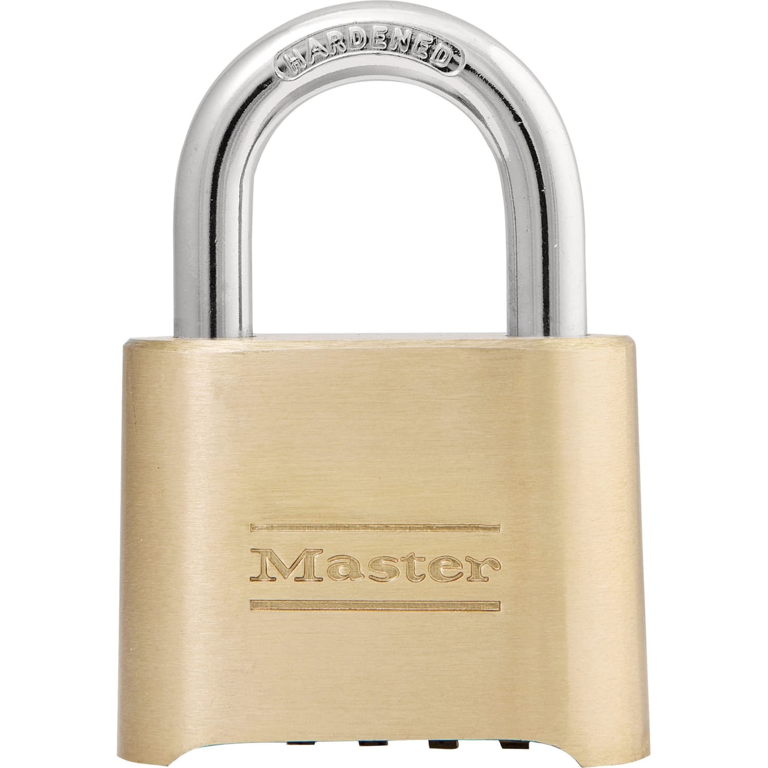 Master Lock Resettable Combination Lock, Brass - Image 3