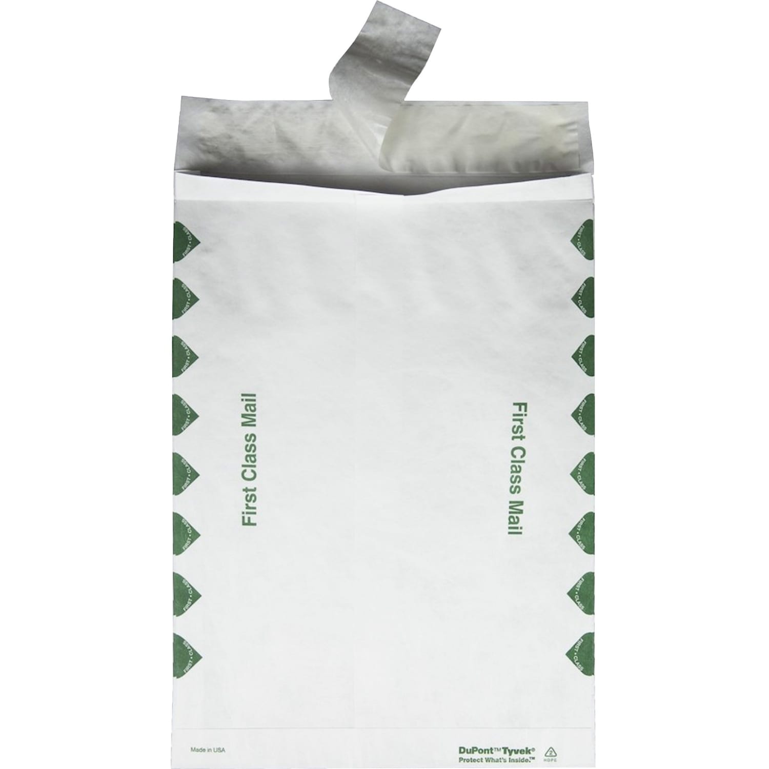Quality Park Dupont Tyvek Grip-Seal Expansion Envelopes, Open End, 14 Lb, First Class, 10in x 13in x 1 1/2in, Self-Adhesive, White, Box Of 100 - Image 5
