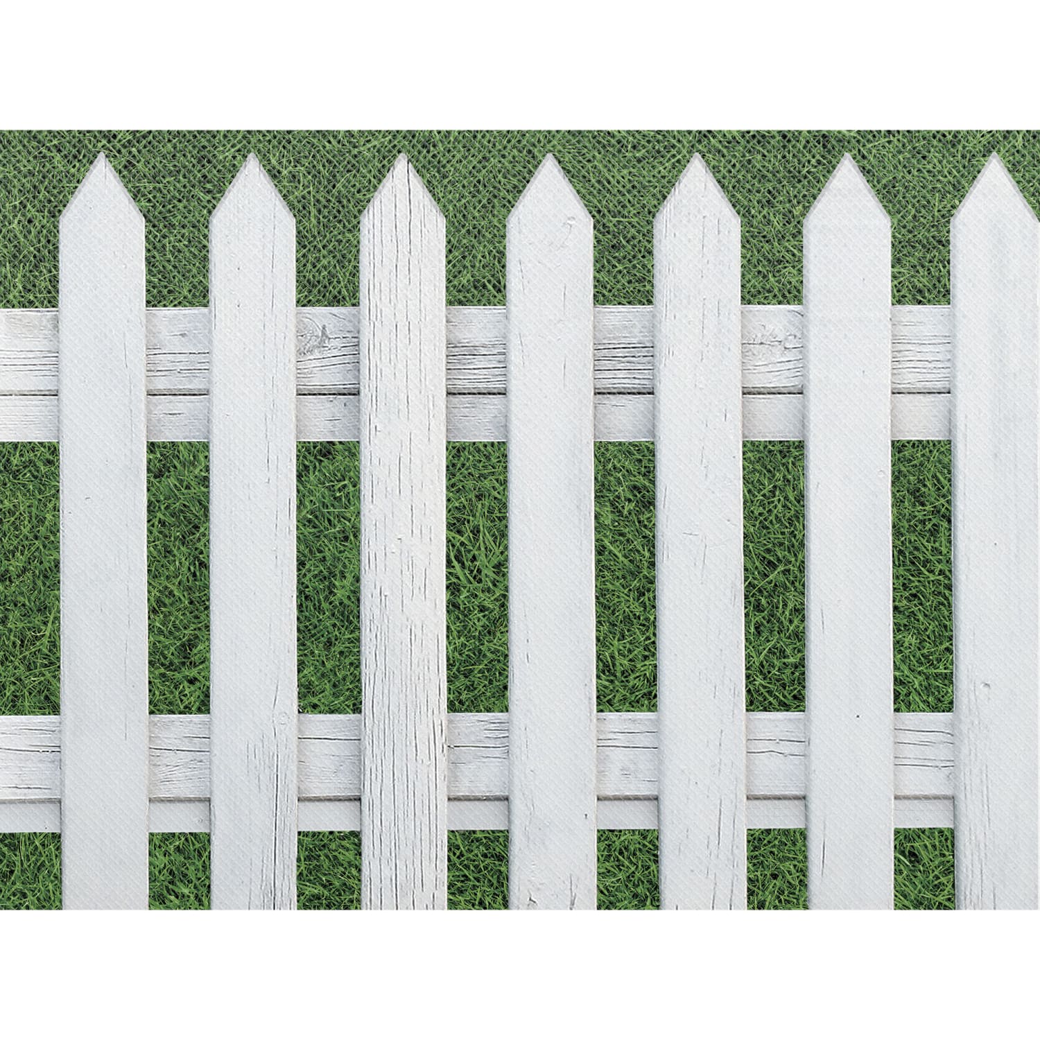 Teacher Created Resources Fun-Size Better Than Paper Bulletin Board Rolls, 18in x 12ft, White Picket Fence, Pack Of 3 Rolls - Image 4