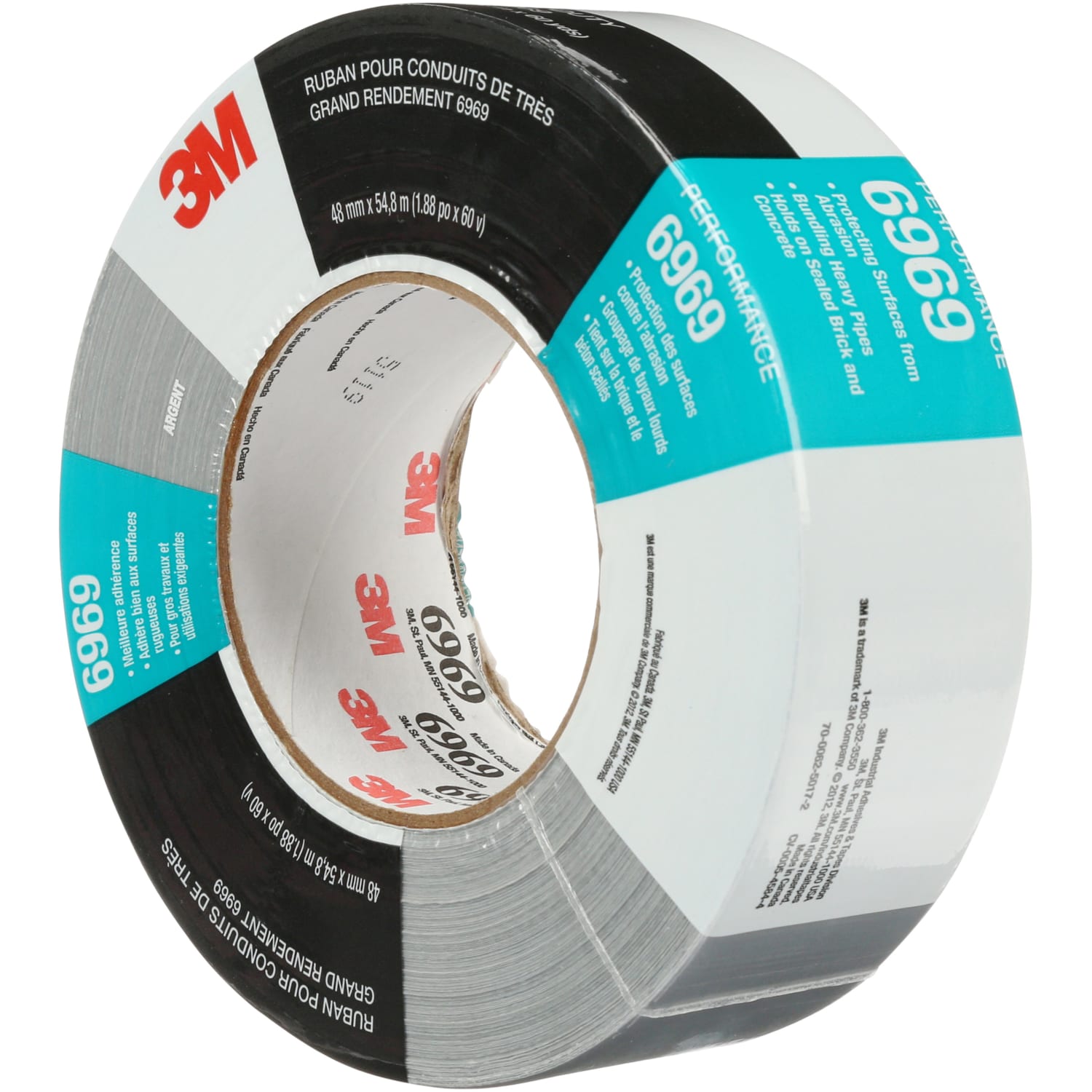Scotch Industrial Cloth Duct Tape, 2in x 60 Yd., Silver - Image 4