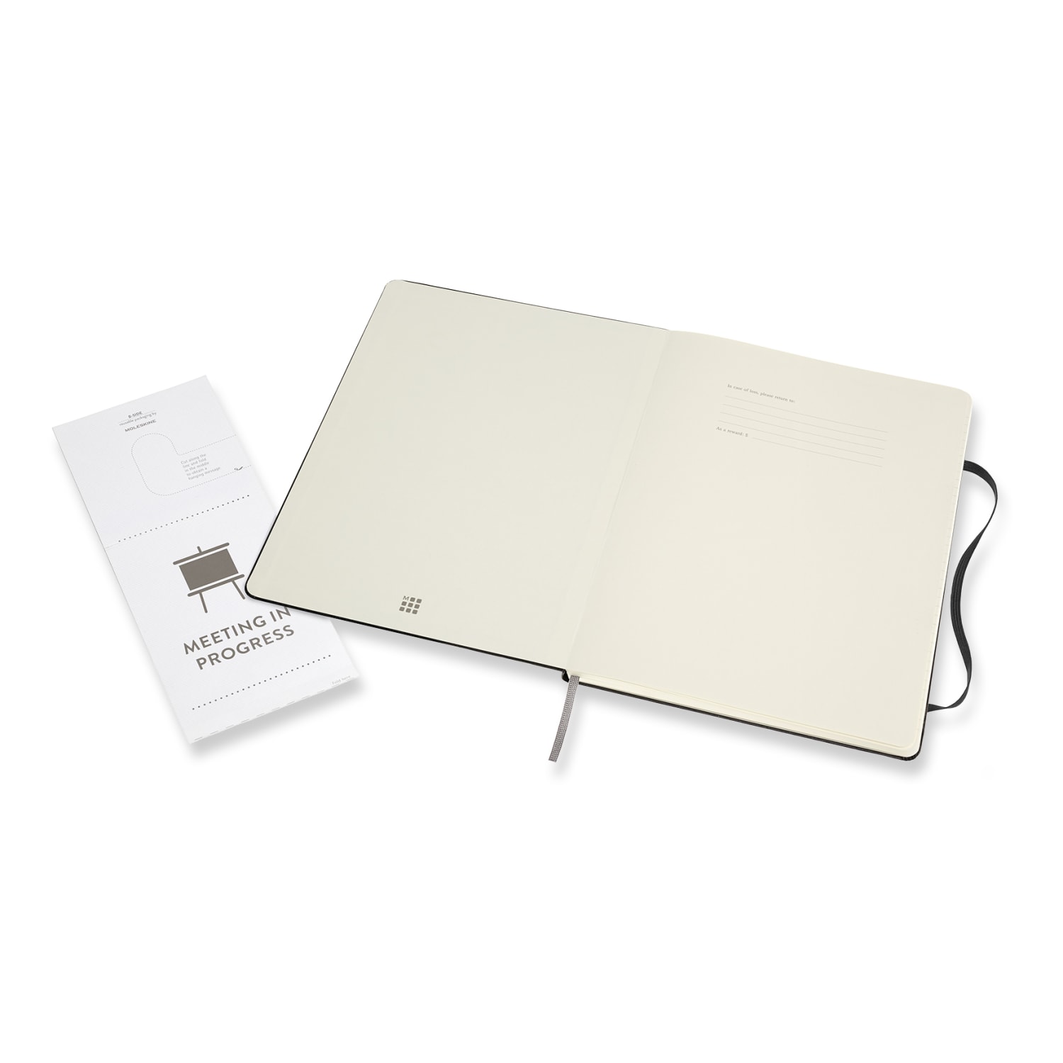 Moleskine PRO Notebook, 7-1/2in x 10in, Ruled, 192 Pages, Black - Image 4