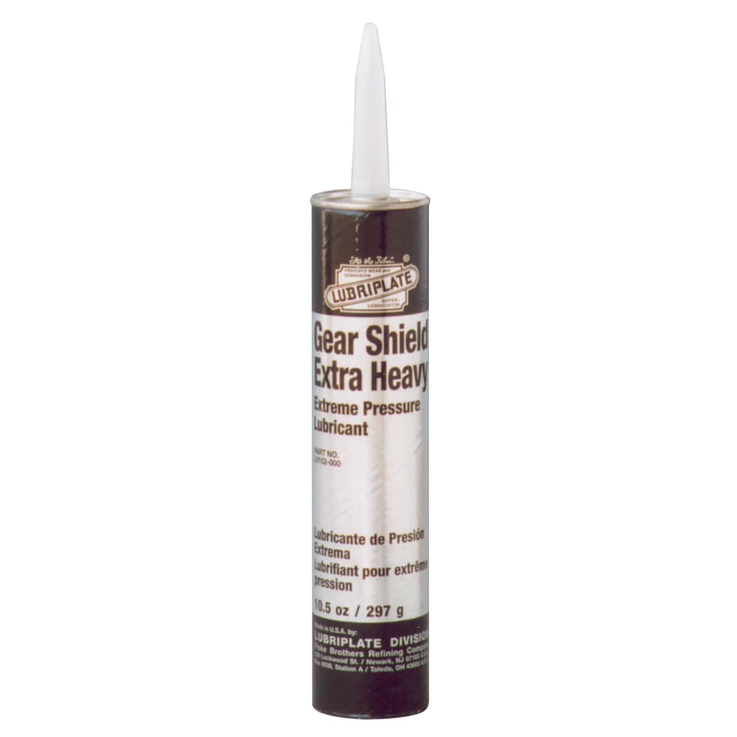 Lubriplate Gear Shield Series Open Gear Grease, 10 1/2 oz, Caulk Cartridge