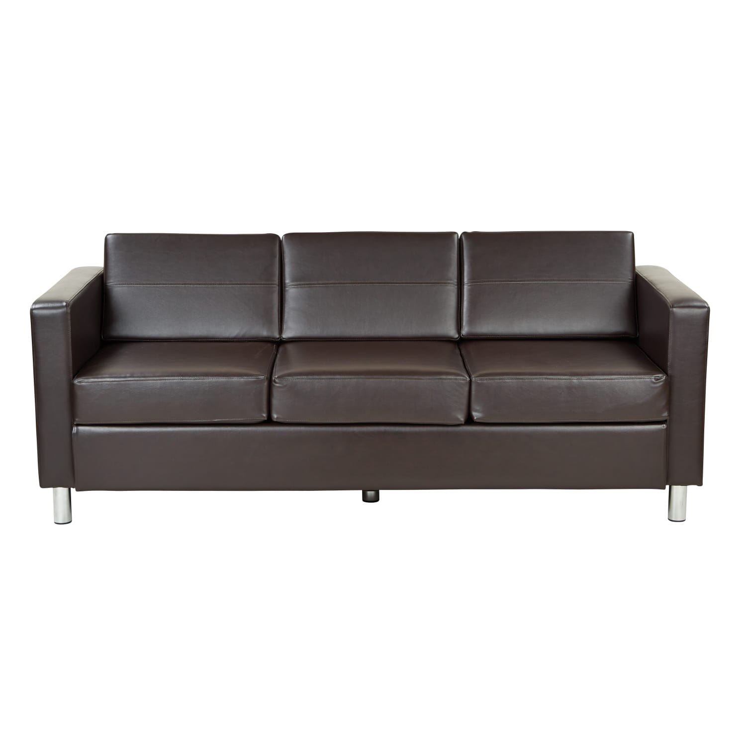 Ave Six Pacific Sofa EspressoChrome PopularChairscom