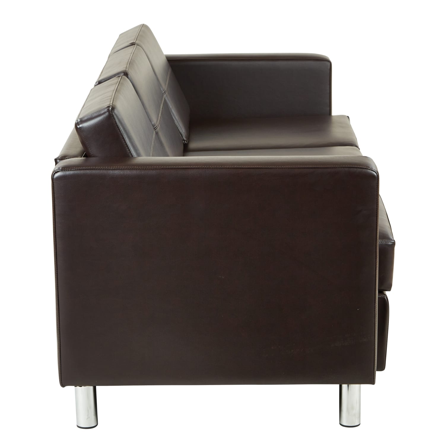 Ave Six Pacific Sofa EspressoChrome PopularChairscom