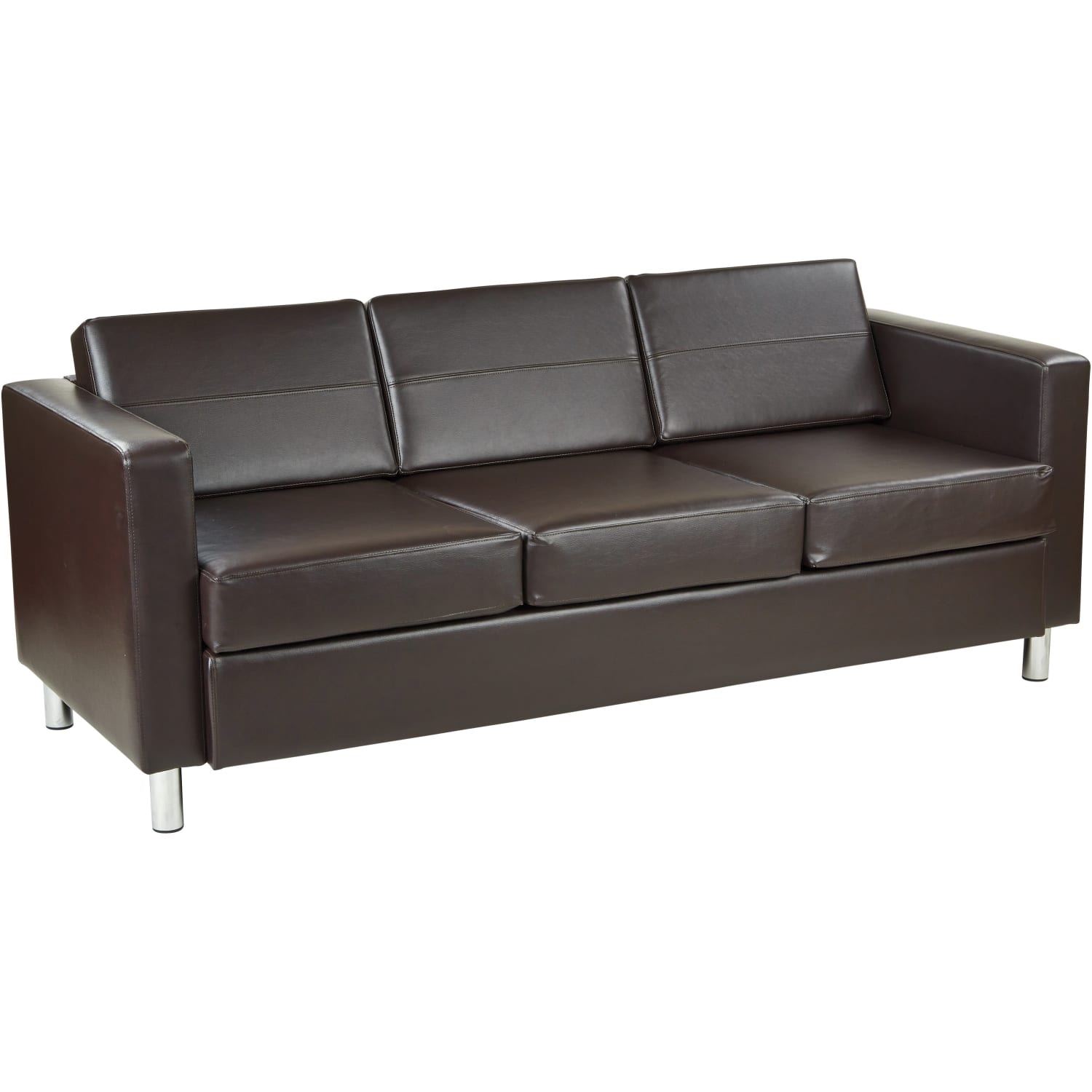 Ave Six Pacific Sofa EspressoChrome PopularChairscom