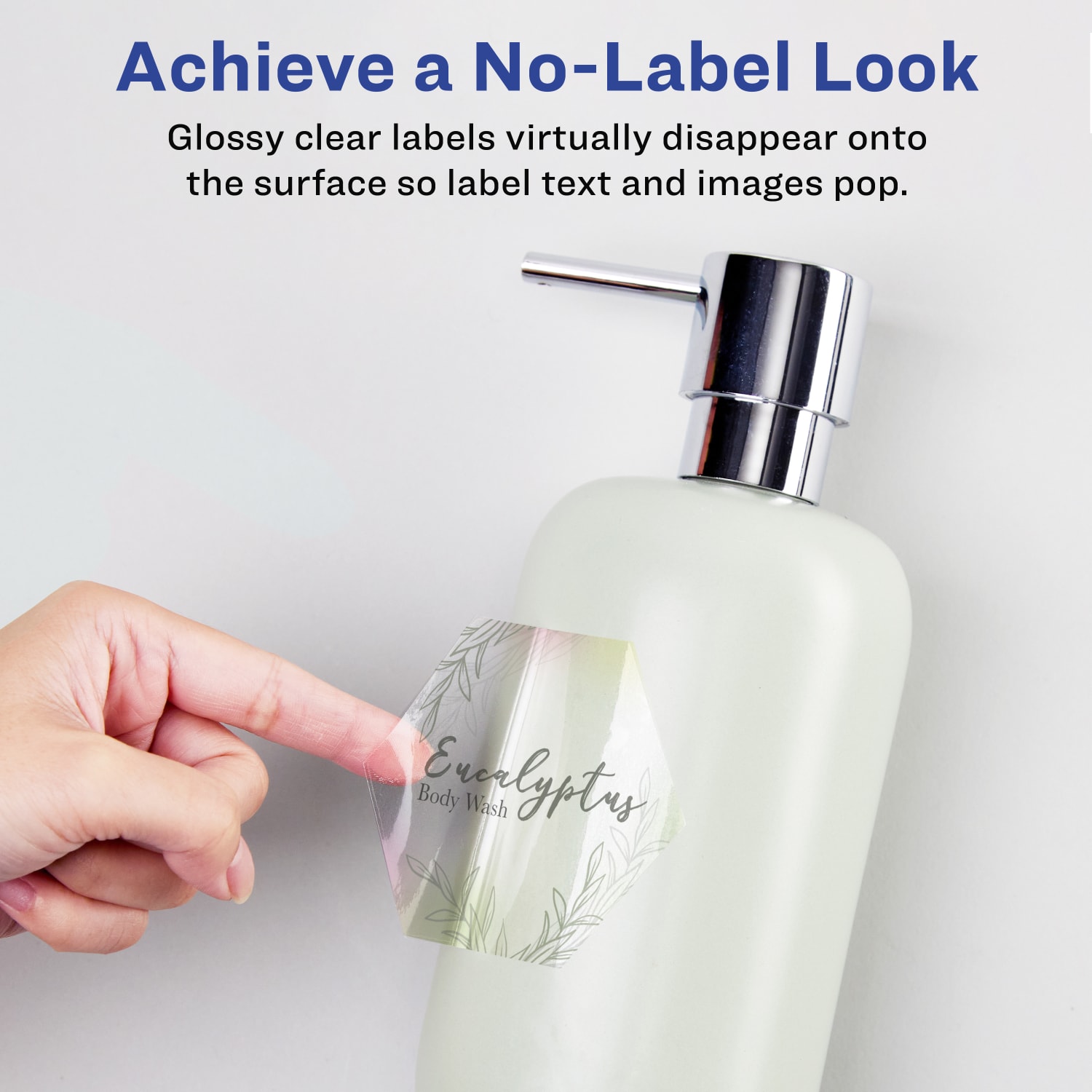 Avery Glossy Permanent Labels With Sure Feed, 94120-CGF100, Hexagon, 1-1/2in x 1-47/54in, Clear, Pack Of 2,000 - Image 3