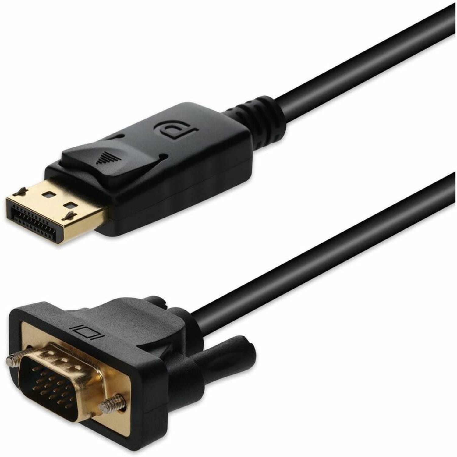 AddOn 3ft DisplayPort 1.2 Male to VGA Male Black Cable For Resolution Up to 1920x1200 (WUXGA), DISPORT2VGAMM3B - Image 3