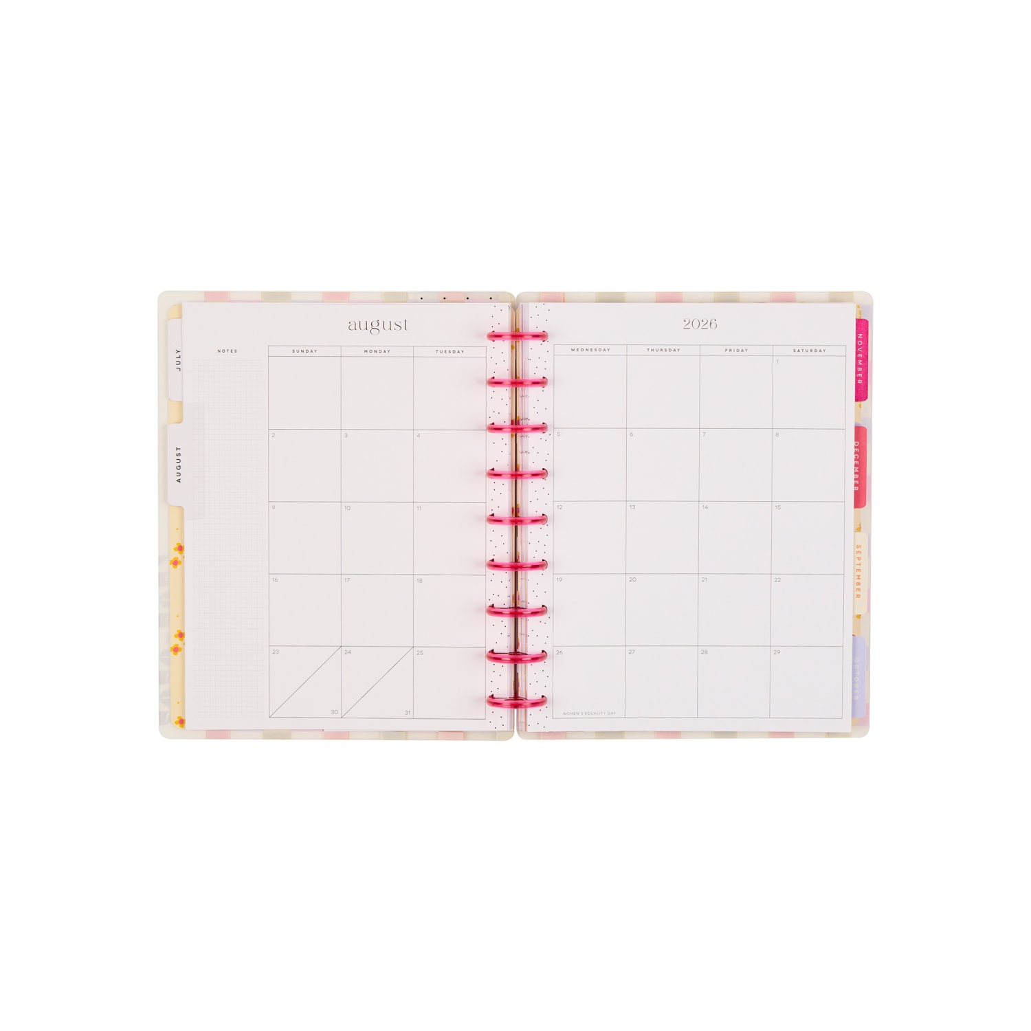 Happy Planner Monthly/Weekly Classic Disc-Bound Planner, 7in x 9-1/4in, Sunshine Blooms, July 2026 to June 2027, Total Quantity 1 - Image 6