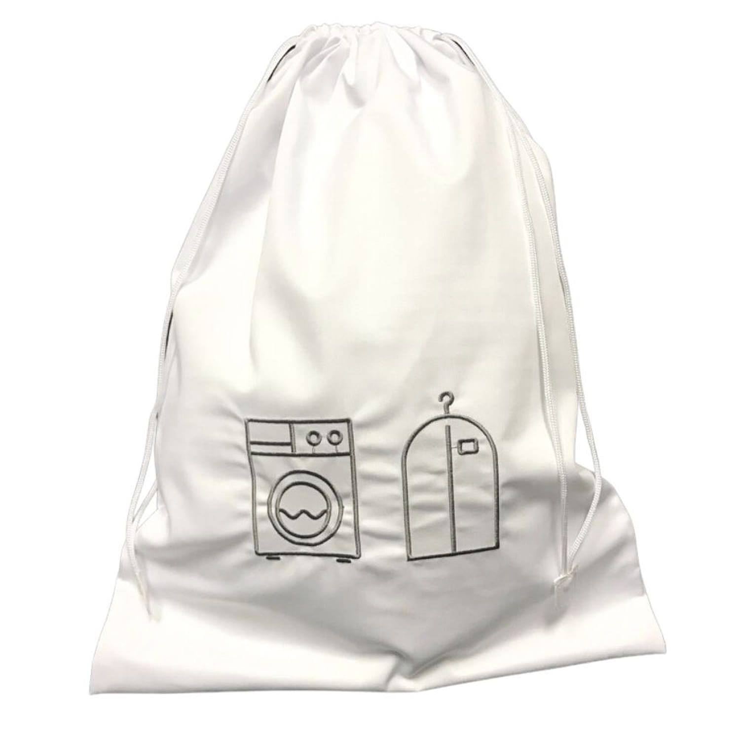 Hospitality Source Reusable Laundry Bags, 16in x 22in, White, Pack Of 50 Bags - Image 3