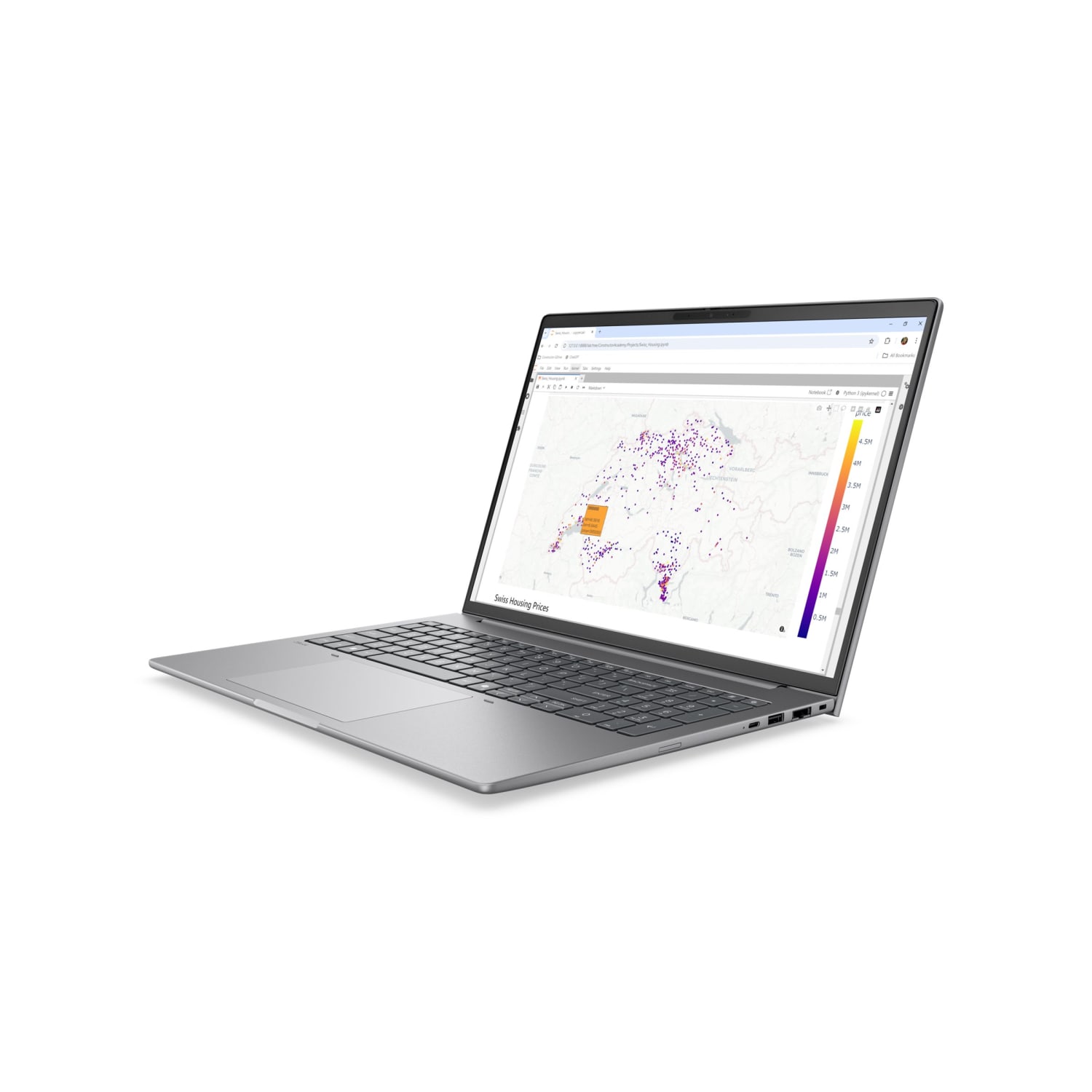 HP ZBook 8 G2i Copilot+ AI Mobile Workstation PC, Intel Core Ultra 9, 386H, 32GB, 512GB SSD, With HP Wolf Pro Security Edition (1 Year) - Image 3