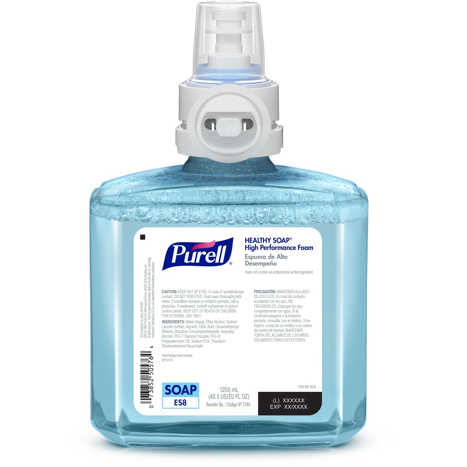 Purell Brand High Performance HEALTHY SOAP Foam ES8 Refills, Fragrance Free, 40.6 Oz, Pack Of 2 Refills - Image 3