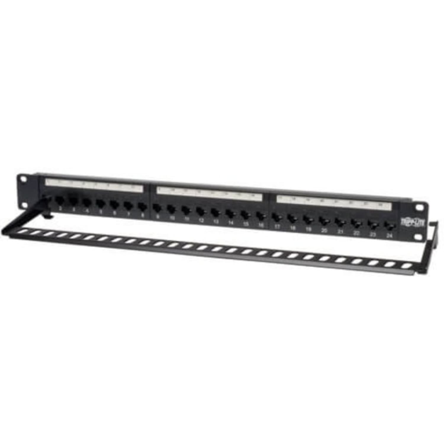 Tripp Lite 24 Port Cat5e Feed-Through Patch Panel - Image 5