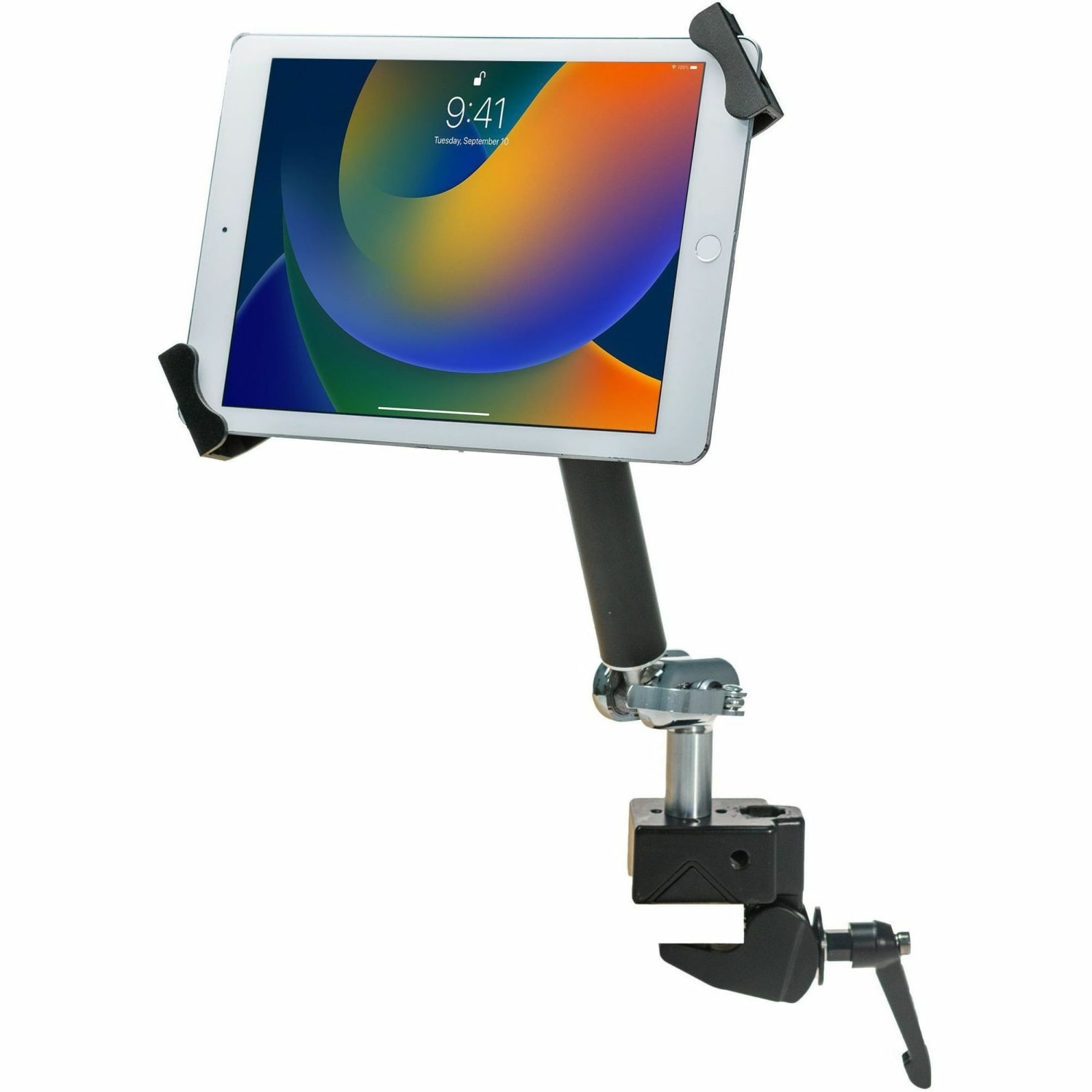 CTA Digital Heavy-Duty Security Pole Clamp For 7in-14in Tablets, Including iPad 10.2in (7th/8th/9th Generation) - Image 3