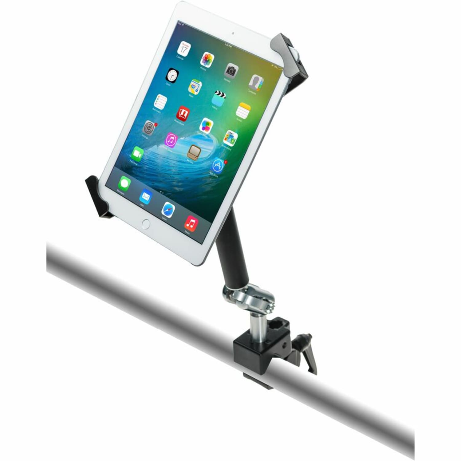 CTA Digital Heavy-Duty Security Pole Clamp For 7in-14in Tablets, Including iPad 10.2in (7th/8th/9th Generation) - Image 4