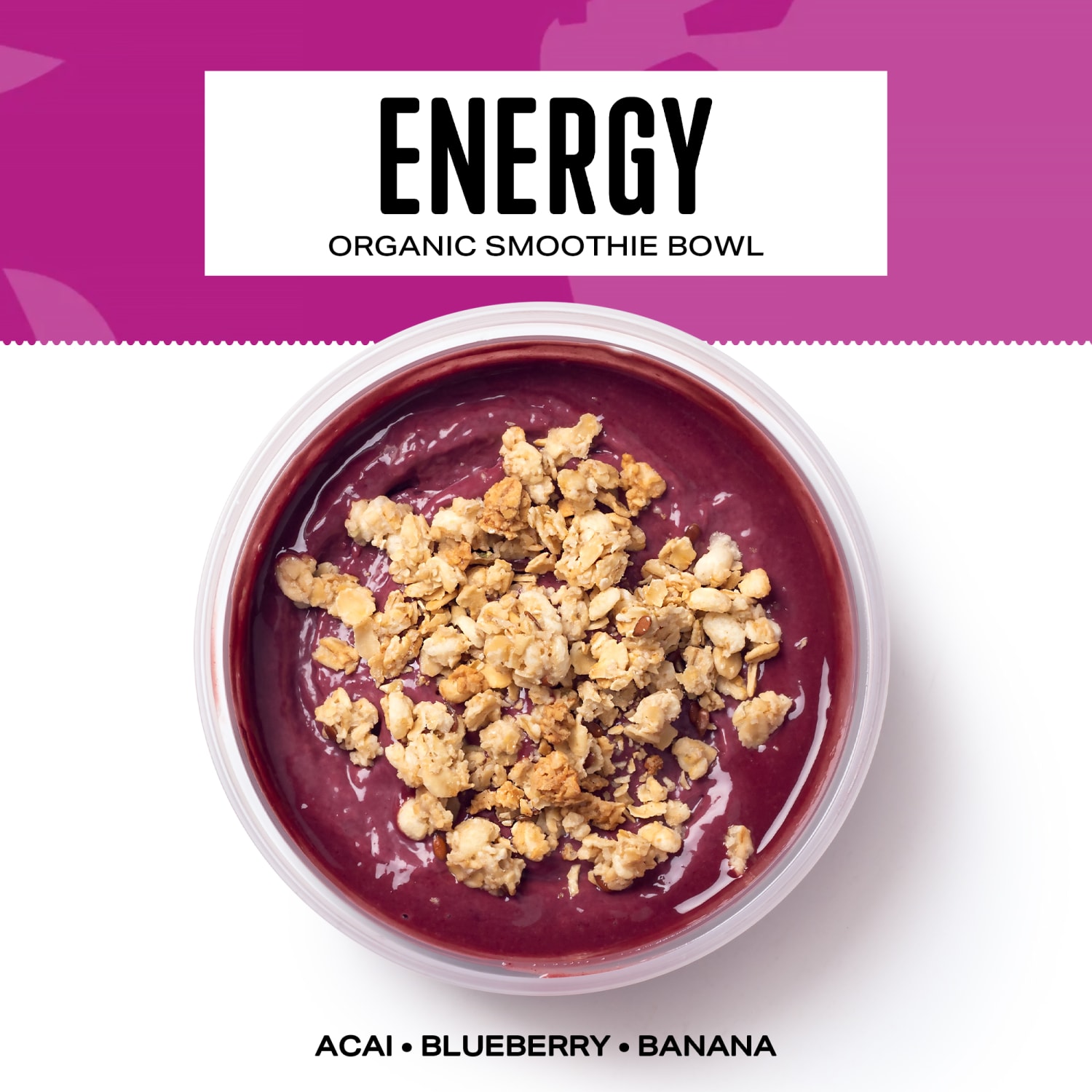 Pitaya Foods Organic Acai, Blueberry And Banana Bowls, 6 Oz, Carton Of 6 Bowls - Image 4