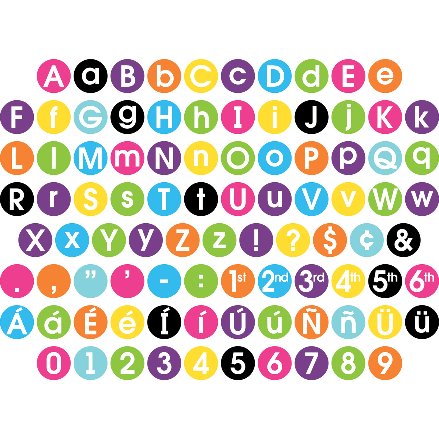 Barker Creek Letter Pop-Outs, 3 1/4in, Happy, Pack Of 420 - Image 3