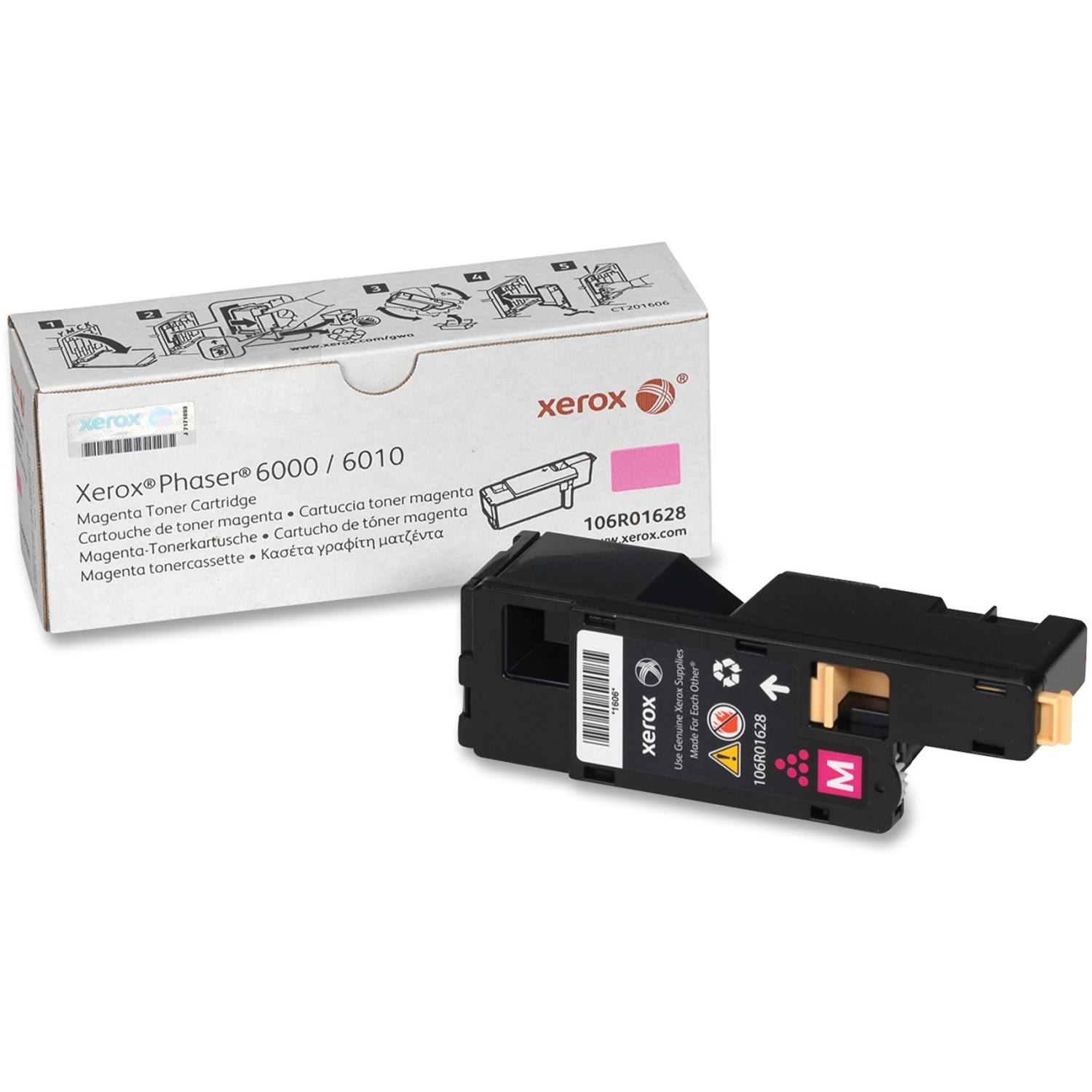 Xerox 6010/6015 Magenta Toner Cartridge, 106R01628 - Image 3