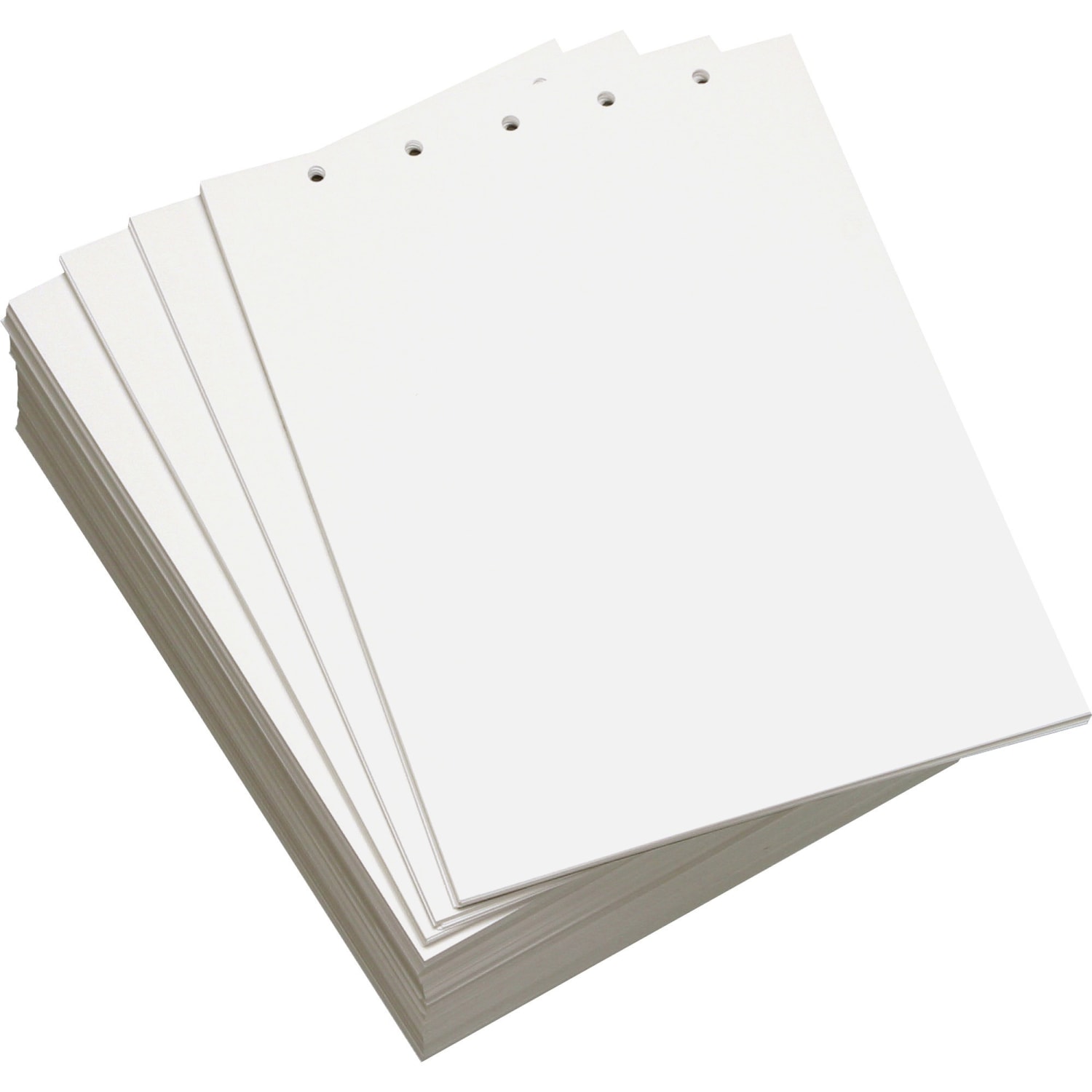 Lettermark Custom Cut Sheets, 5 Reams, Letter Size (8 1/2in x 11in), 2500 Sheets Total, Prepunched Top, 5-Hole, 20 Lb, 500 Sheets Per Ream - Image 4