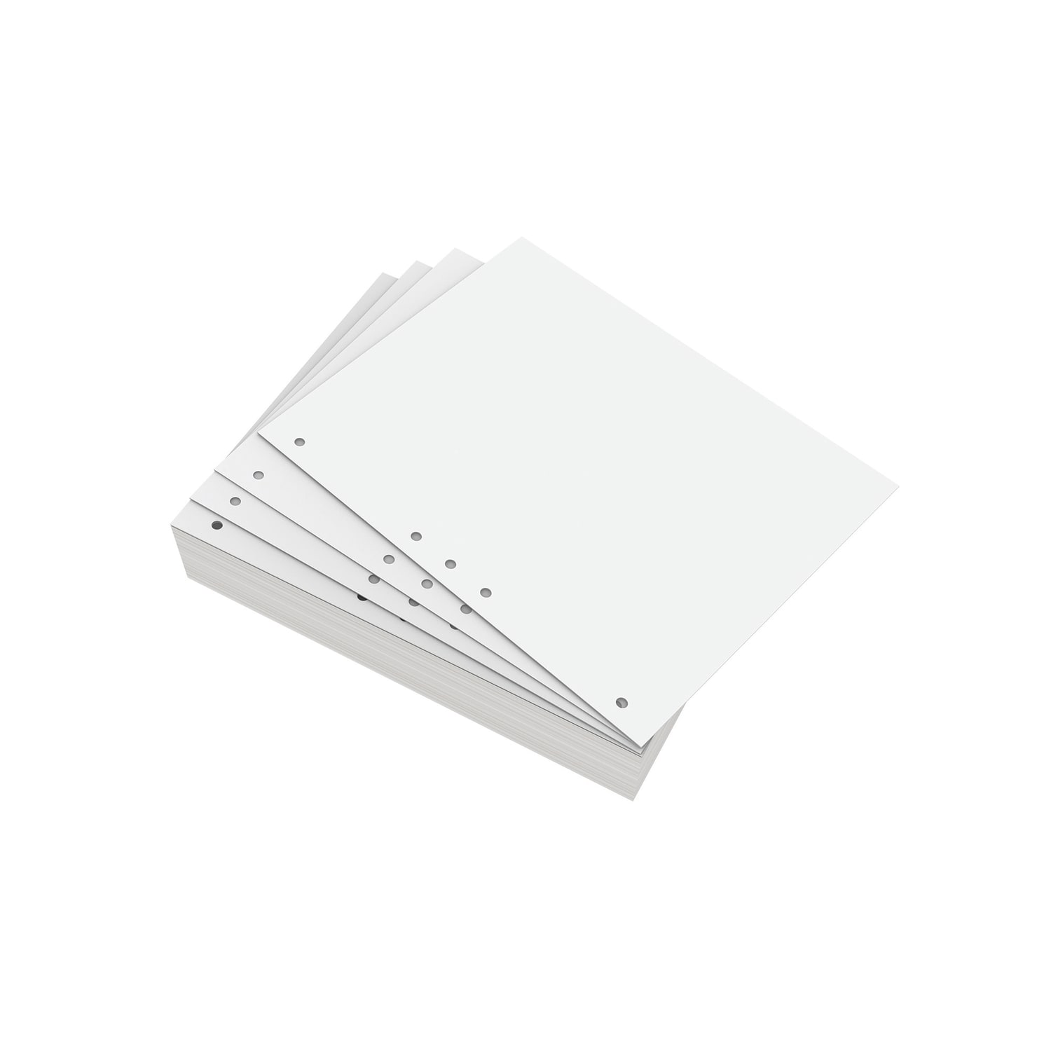 Lettermark Custom Cut Sheets, 5 Reams, Letter Size (8 1/2in x 11in), 2500 Sheets Total, Prepunched Left, 5-Hole, 20 Lb, 500 Sheets Per Ream - Image 5