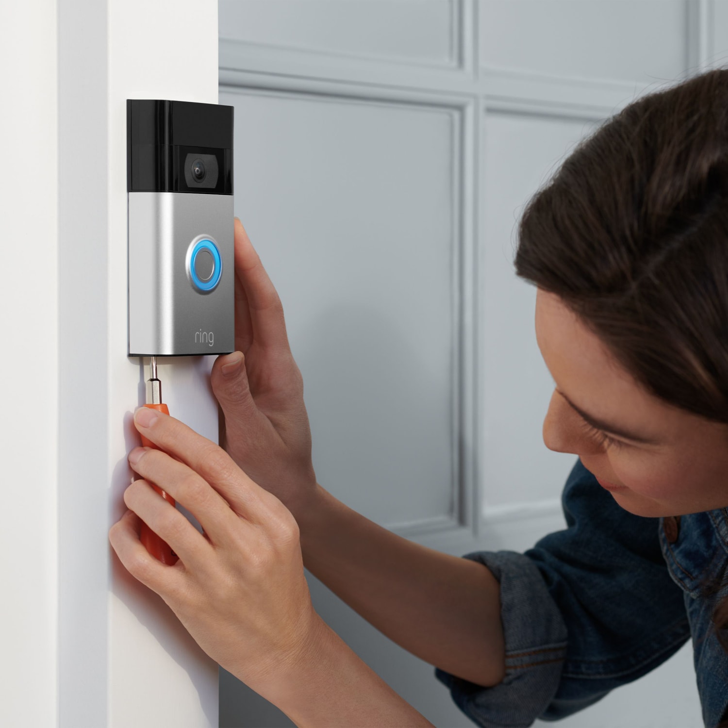 Ring HD Video Doorbell 2, Venetian Bronze, 6022390 - Image 5