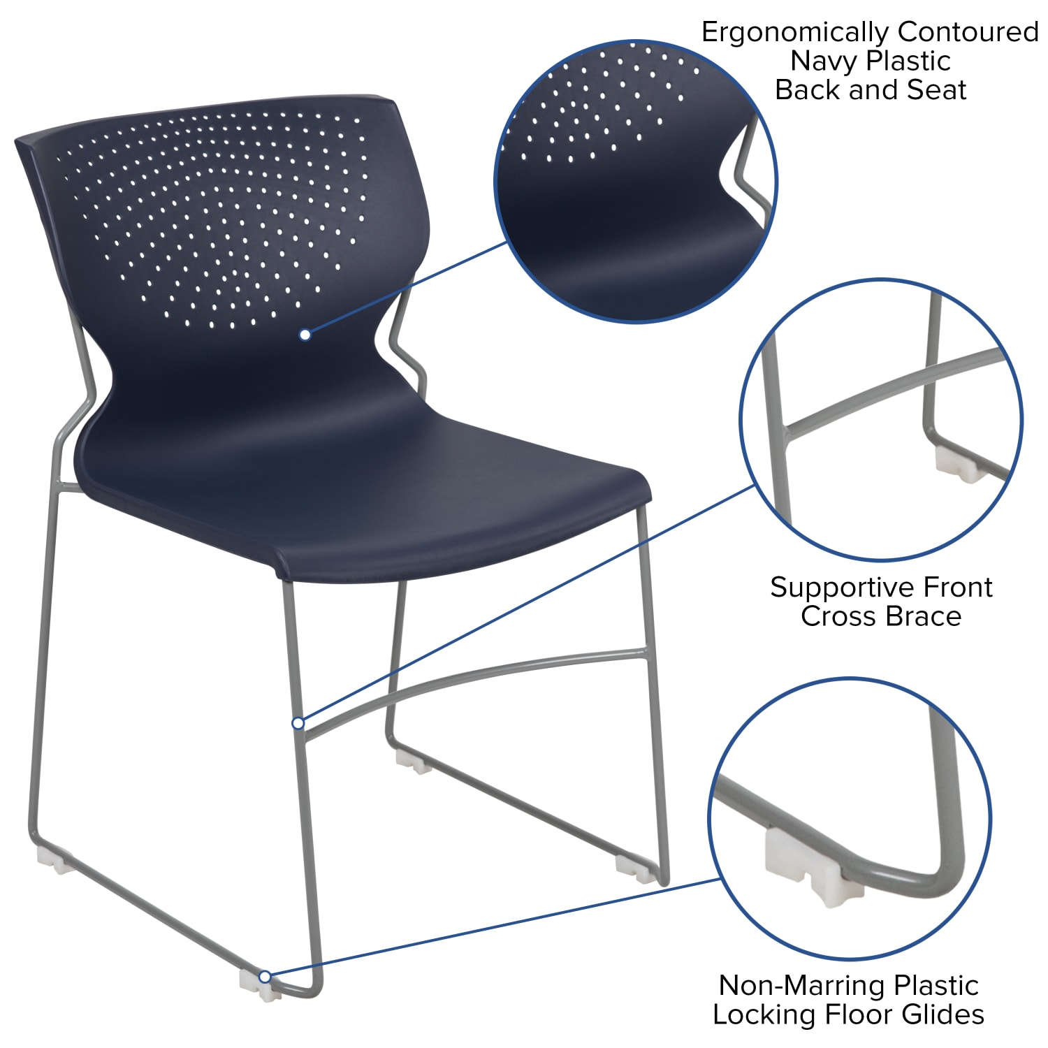 Flash Furniture HERCULES Series FullBack Stack Chair Blue PopularChairscom Flash Furniture HERCULES Series Full Back Stack Chair Blue PopularChairscom