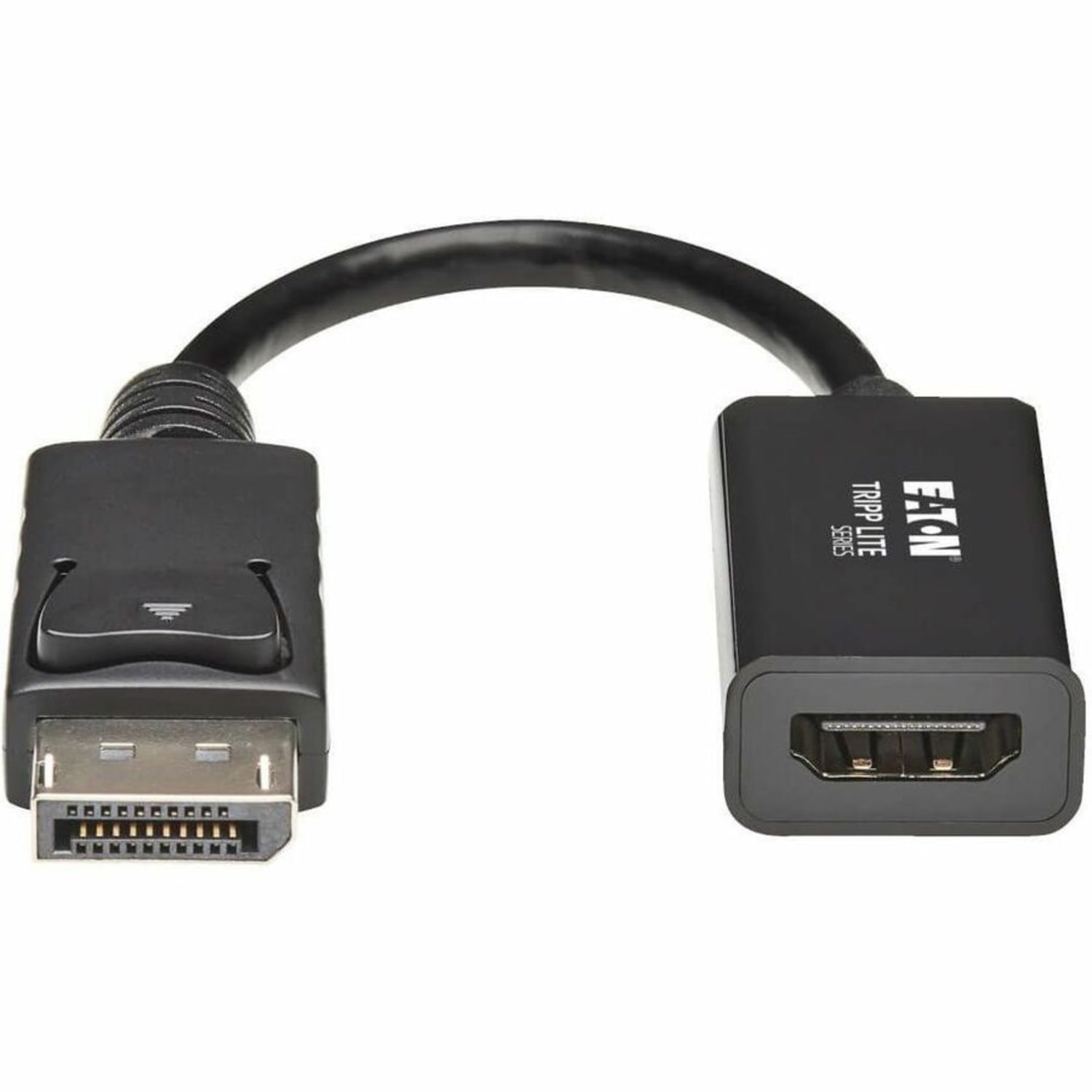 Tripp Lite by Eaton DisplayPort to HDMI Active Adapter (M/F), Latching Connector, 4K 60 Hz, DP1.2, HDCP 2.2,Black, 6 in. - DisplayPort/HDMI - Image 3