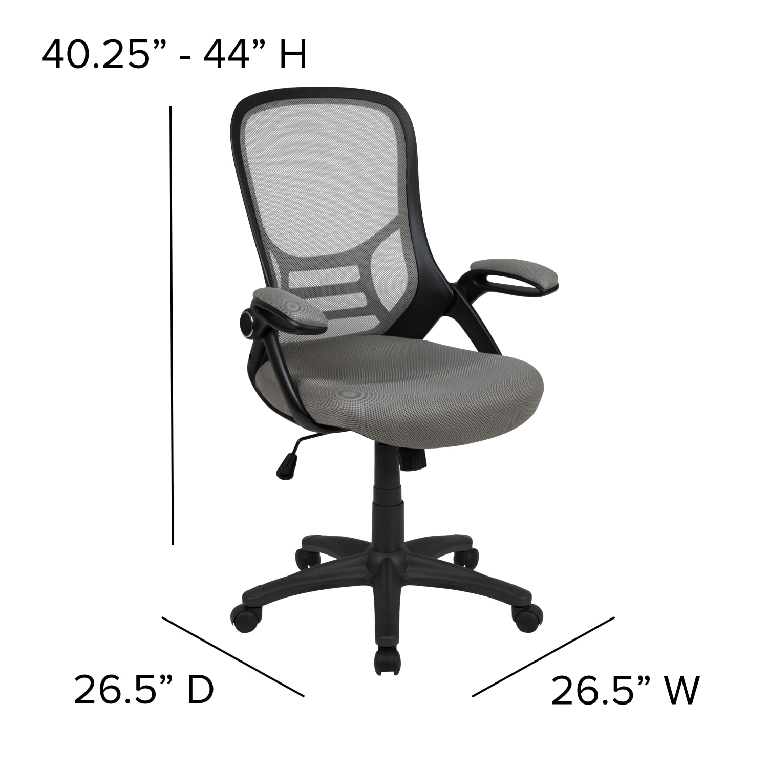 Flash Furniture Ergonomic Mesh HighBack Office Chair Light Gray PopularChairscom Flash Furniture Ergonomic Mesh High Back Office Chair Light Gray PopularChairscom