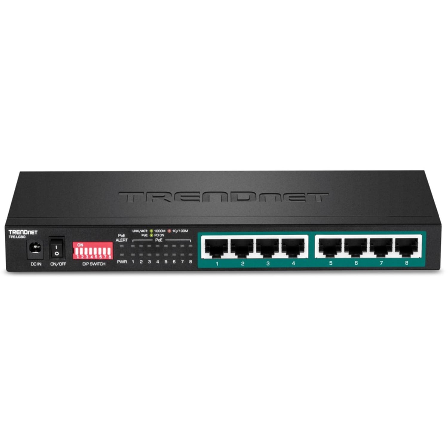TRENDnet 8-Port Gigabit Long Range Poe+ Switch; TPE-LG80;65W Poe Budget; Ethernet/Network Switch; Lon - TPELG80 - Image 5
