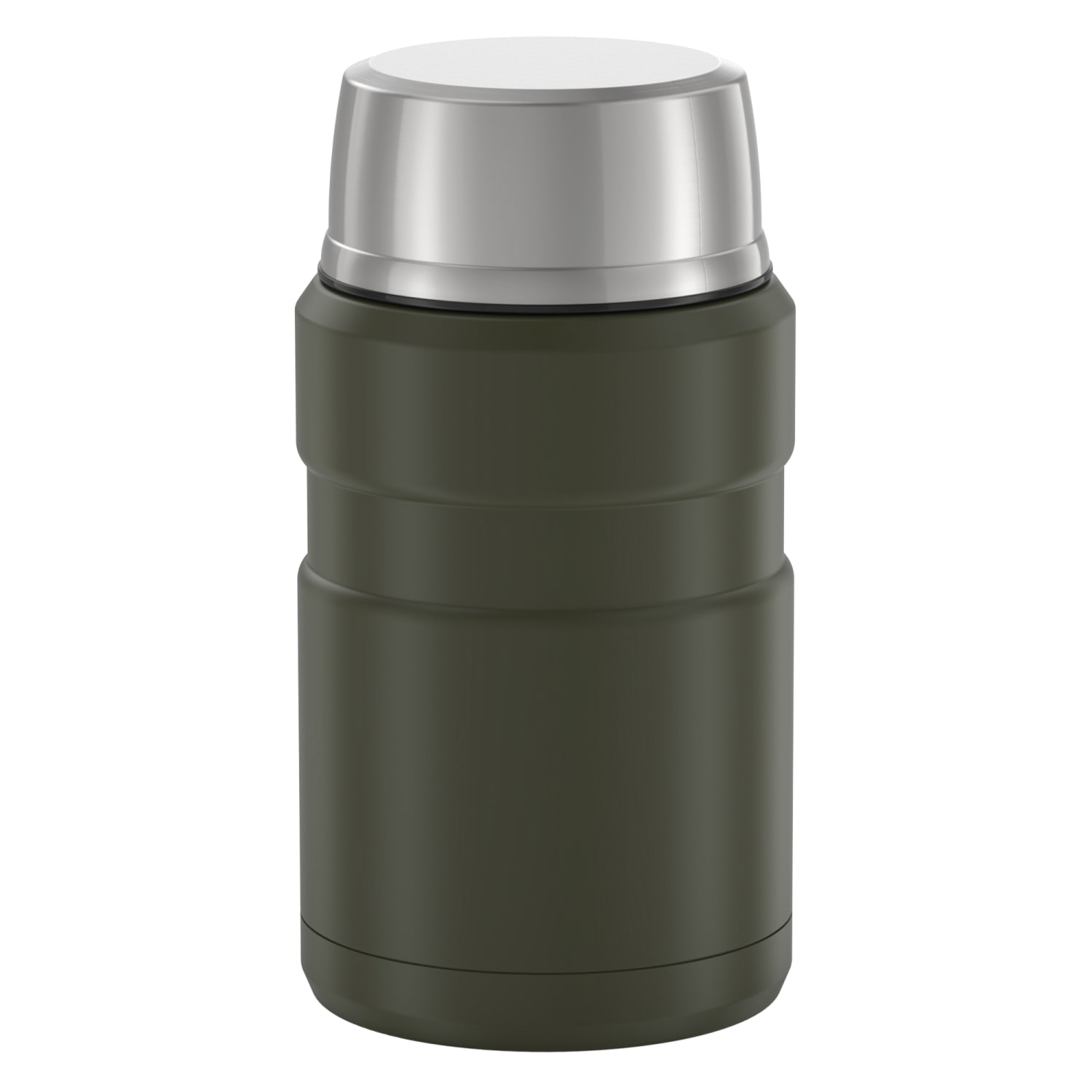 Thermos 24-Ounce Stainless King Vacuum-Insulated Food Jar, 3.7 x 3.7 x 7.2 in., Army Green, 1 - Image 6