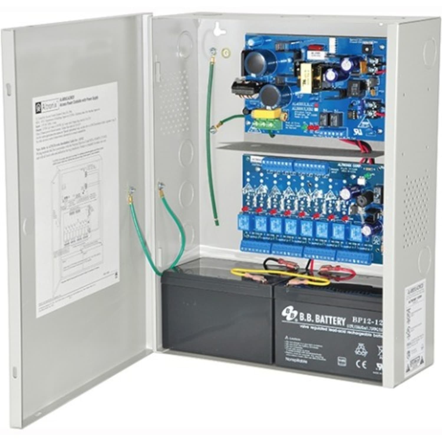Altronix AL400ULACMCB Proprietary Power Supply - Wall Mount, Enclosure - 120 V AC Input - 12 V DC, 24 V DC Output - 8 +12V Rails - Image 3