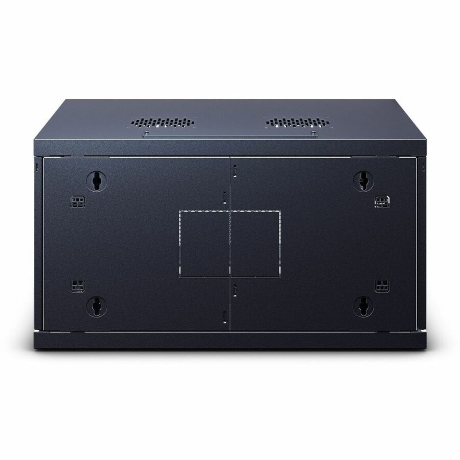 CyberPower CR6U61003 Wall Mount Enclosure - 6U 19in Wall Mount Enclosure, 600mm wide, 600mm deep, hex perforated metal door, side panels, locking doors/panels, black, 132lbs (60kg) loading capacity, 5 year warranty - Image 5