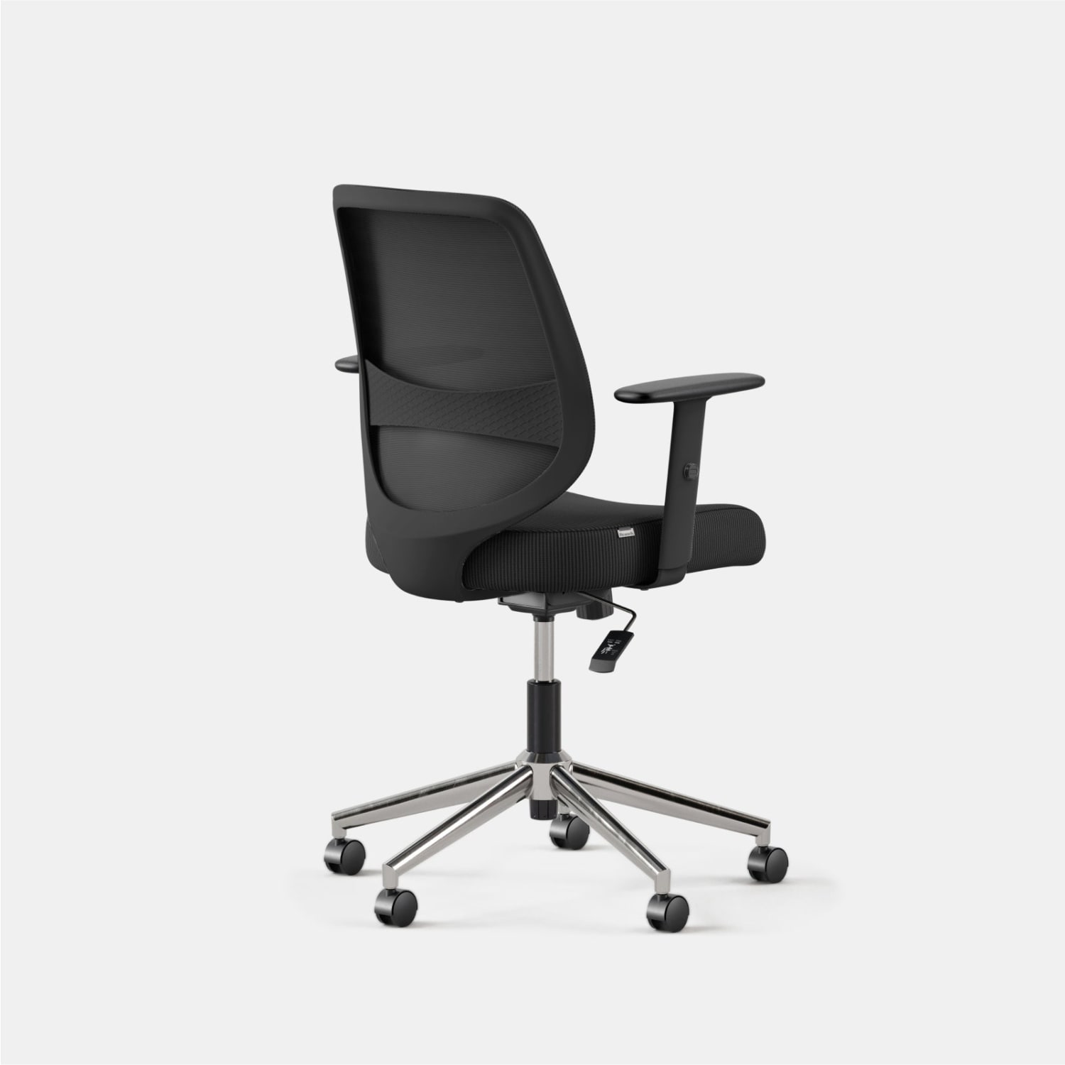 Branch Furniture Daily Ergonomic Nylon Mesh Mid-Back Task Chair, Black - Image 4