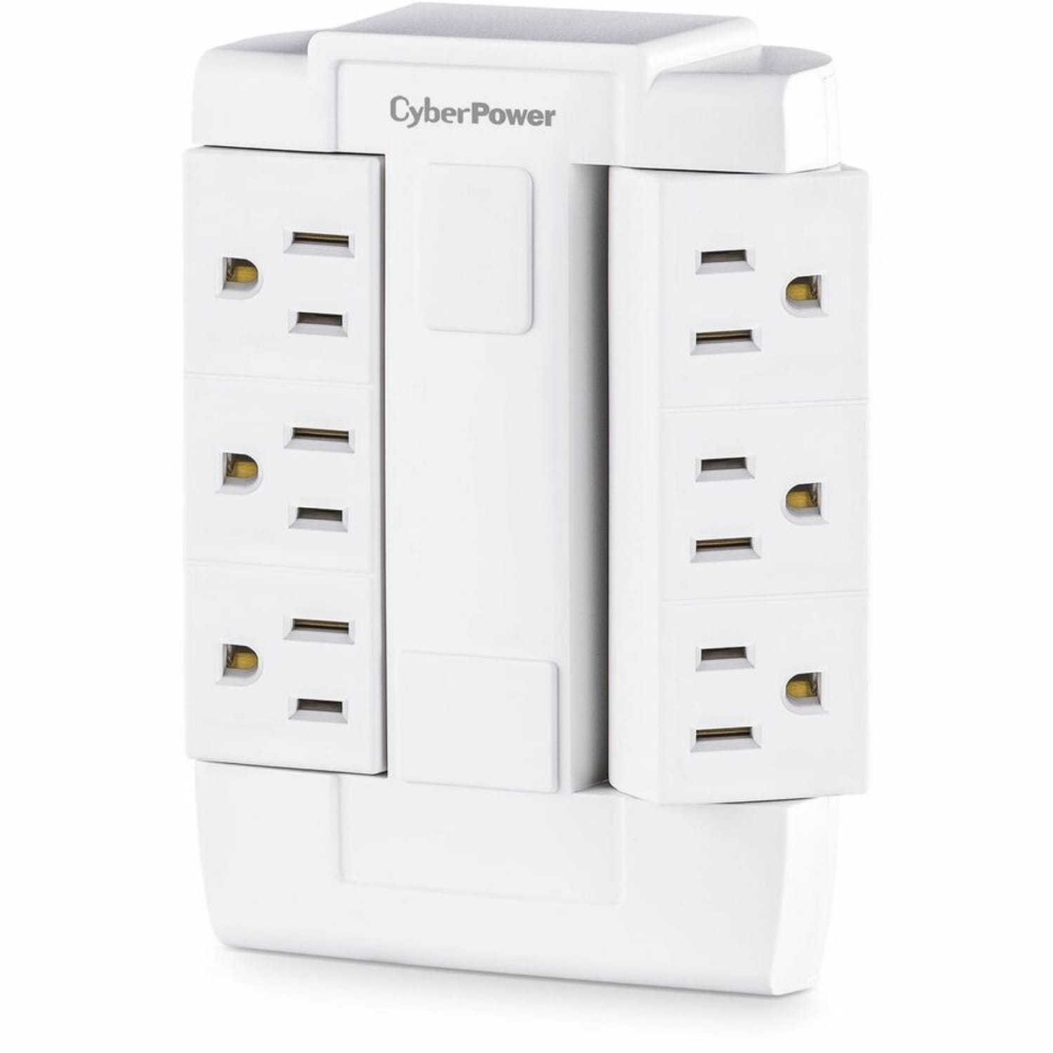 CyberPower GT600P Wall Tap Outlet - 6 - NEMA 5-15R Outlet(s), NEMA 5-15P Plug Type, Wall Tap Plug Style, White - Image 6
