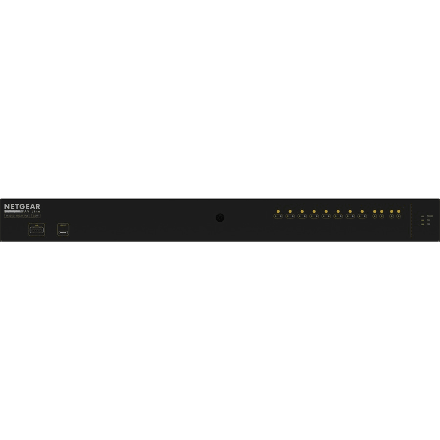 Netgear AV Line M4250-10G2F-PoE+ 8x1G PoE+ 125W 2x1G and 2xSFP Managed Switch (GSM4212P) - 10 Ports - GSM4212P100NAS - Image 5