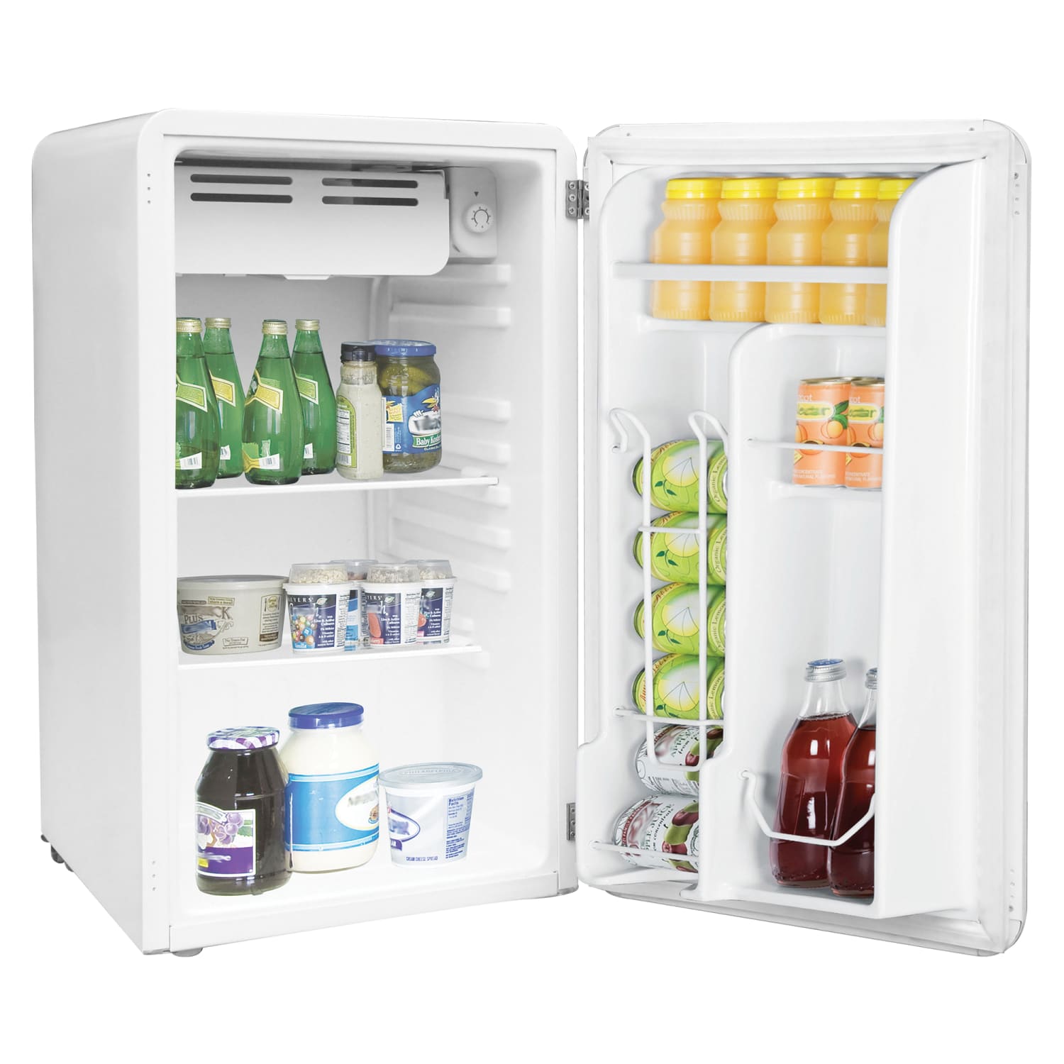 Frigidaire 3.2-cu. ft. 60-Watt Retro Compact Refrigerator, White, EFR372-B-WHITE - Image 6
