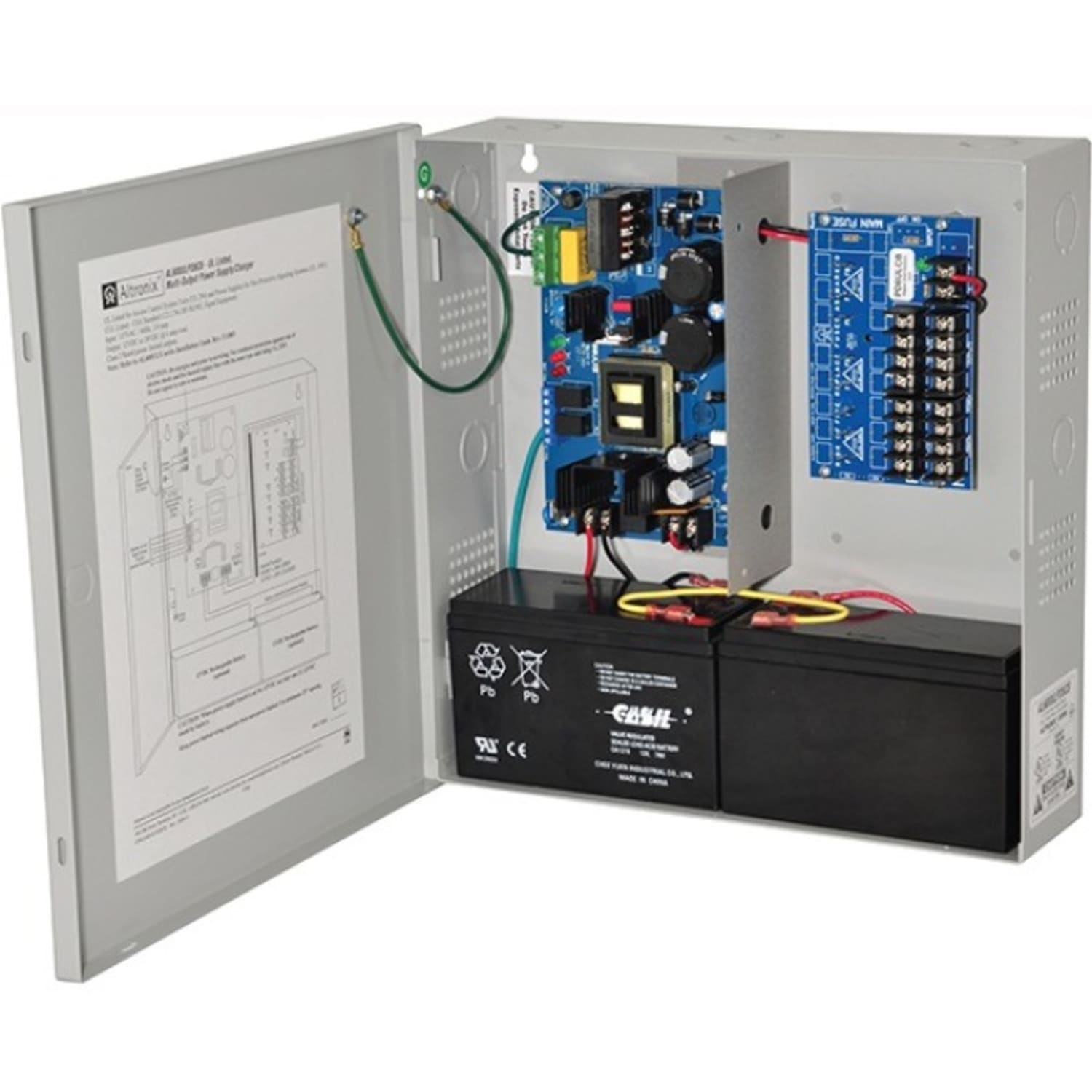 Altronix AL600ULPD8CB Proprietary Power Supply - Wall Mount - 110 V AC Input - 12 V DC, 24 V DC Output - Image 3