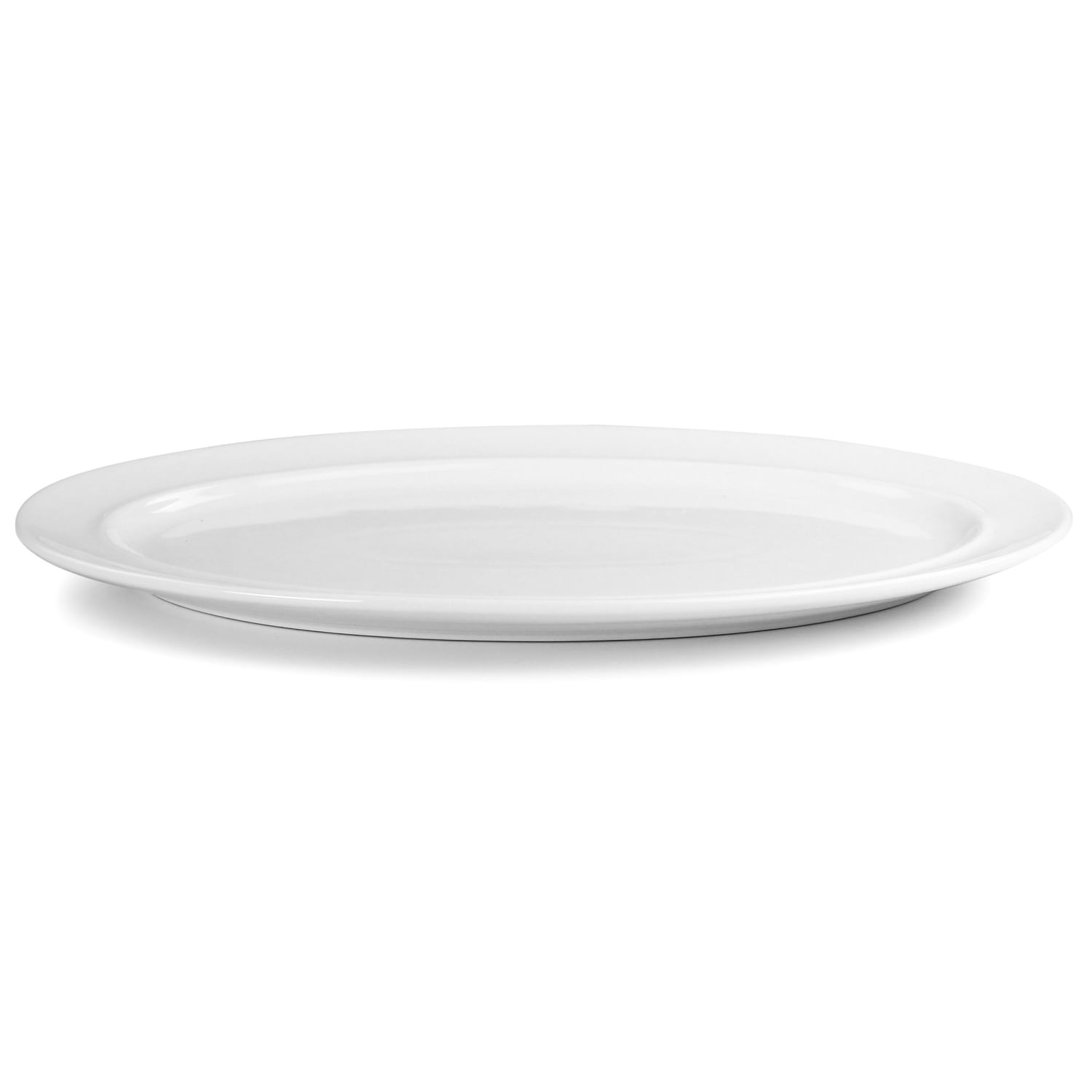 Martha Stewart Classic Fine Ceramic Oval Platter, 15-1/2in, White - Image 4