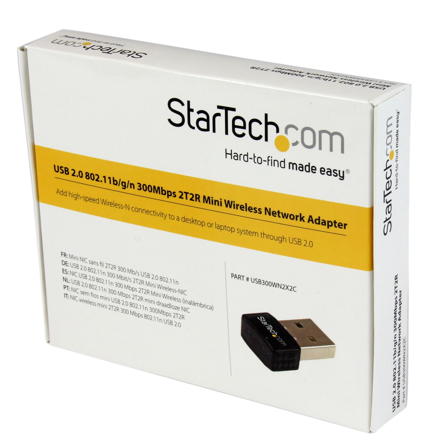 StarTech.com USB 2.0 300 Mbps Mini Wireless-N Network Adapter - Image 4