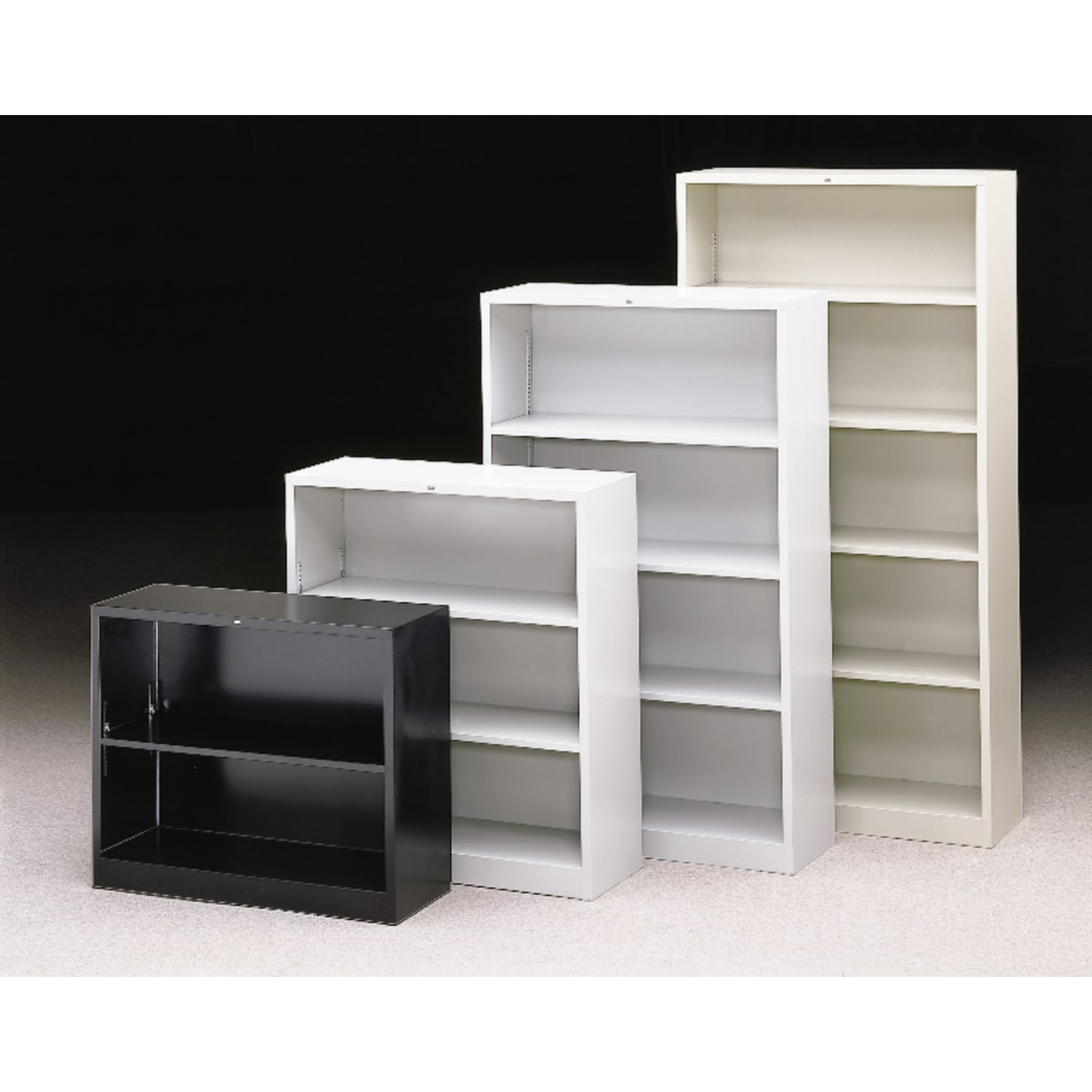 HON Brigade Steel Modular Shelving Bookcase, 2 Shelves, 29inH x 34-1/2inW x 12-5/8inD, Light Gray - Image 5