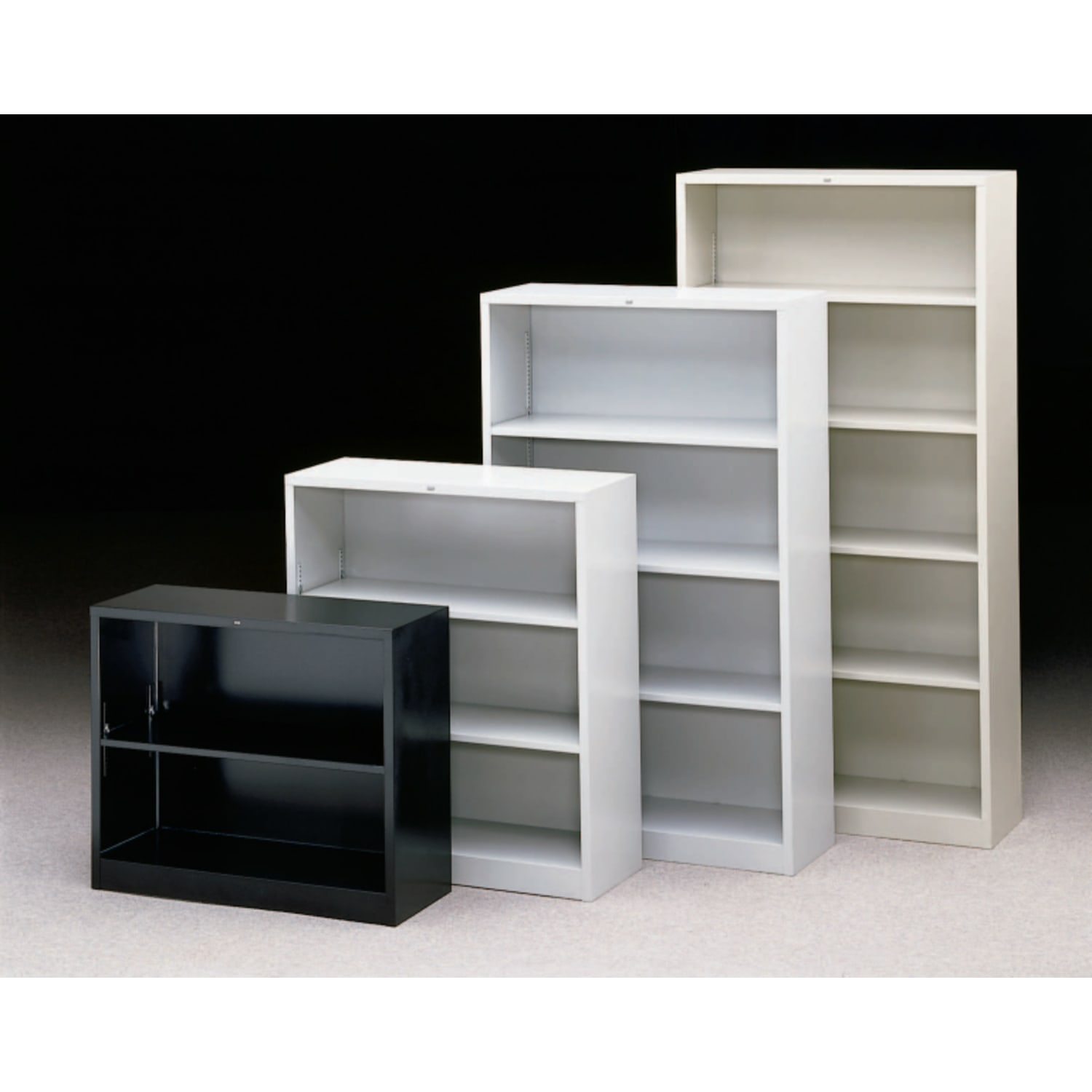HON Brigade Steel Modular Shelving Bookcase, 2 Shelves, 29inH x 34-1/2inW x 12-5/8inD, Light Gray - Image 6