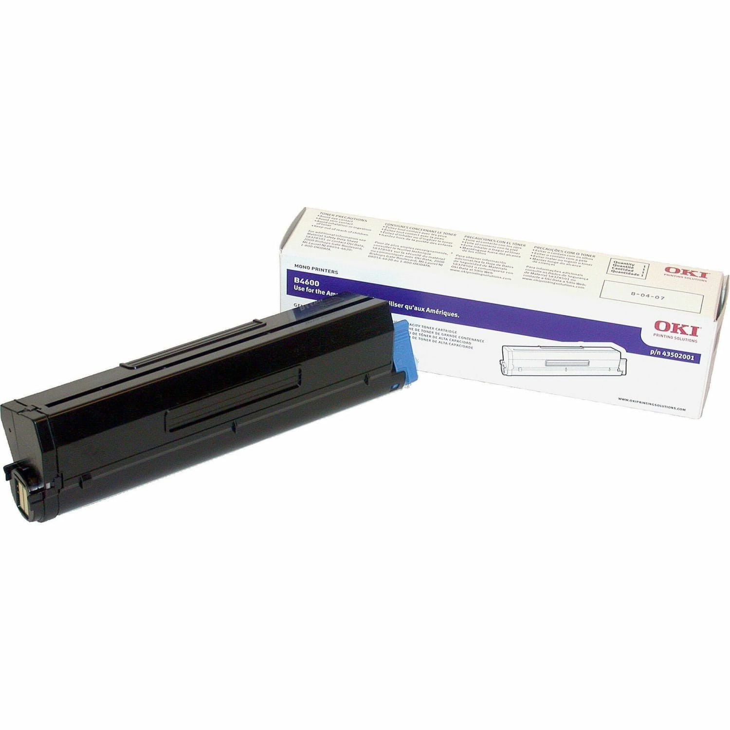 OKI 43502001 Black High Yield Toner Cartridge - Image 3