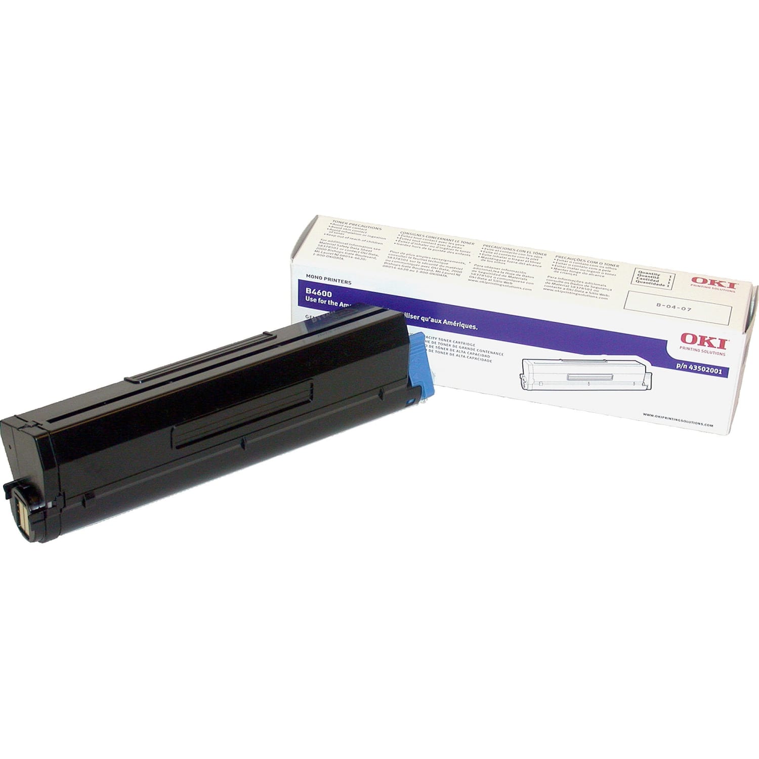 OKI 43502001 Black High Yield Toner Cartridge - Image 5